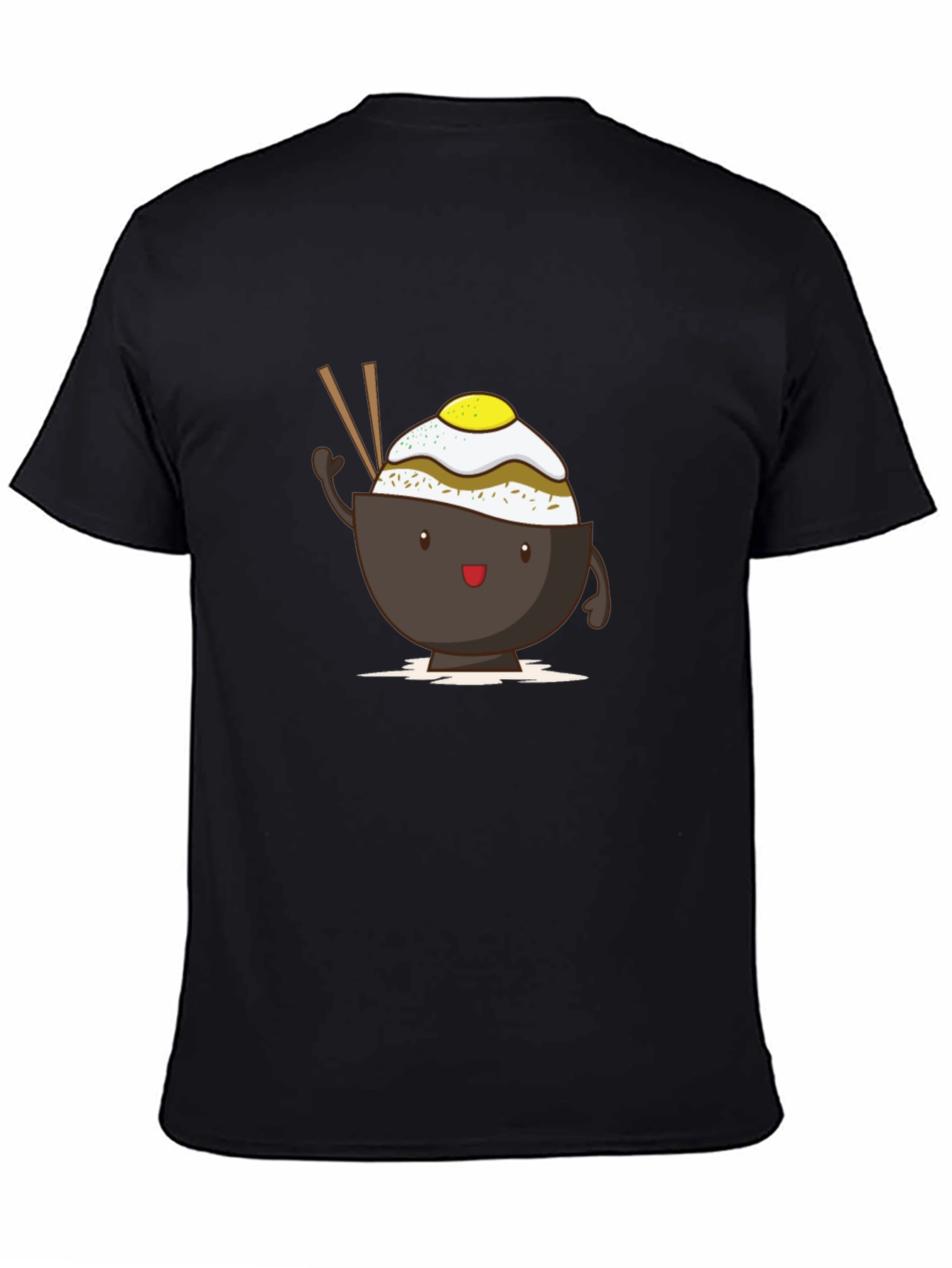 Cute Rice Bowl Cartoon T-Shirt