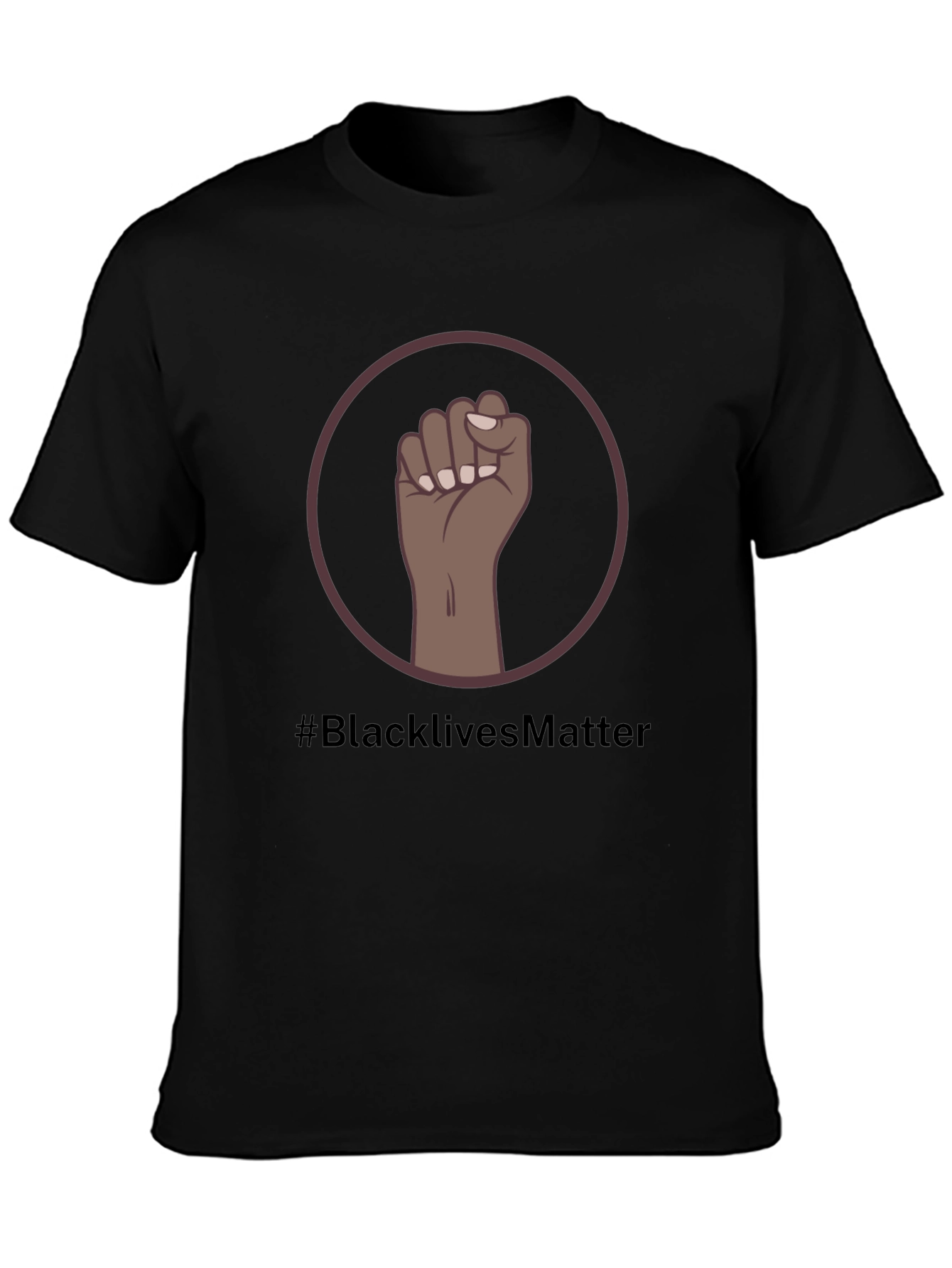 Black Lives Matter Graphic Tee - Fist Design