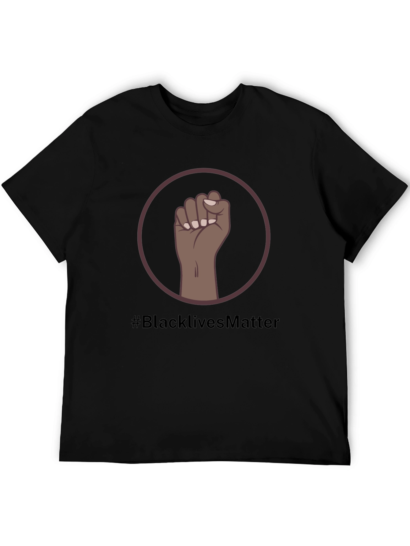 Black Lives Matter Graphic Tee - Fist Design