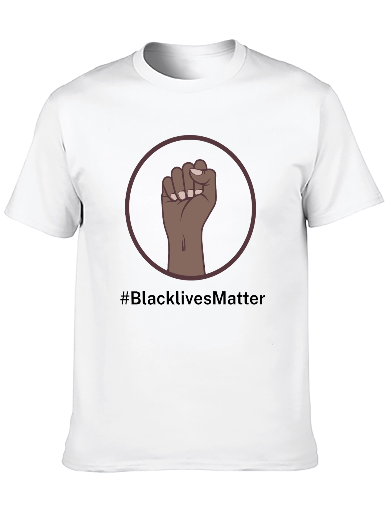 Black Lives Matter Graphic Tee - Fist Design