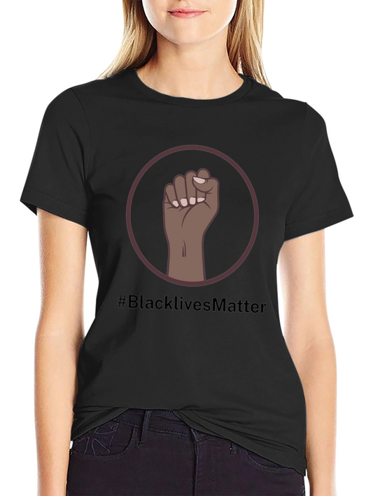 Black Lives Matter Graphic Tee - Fist Design