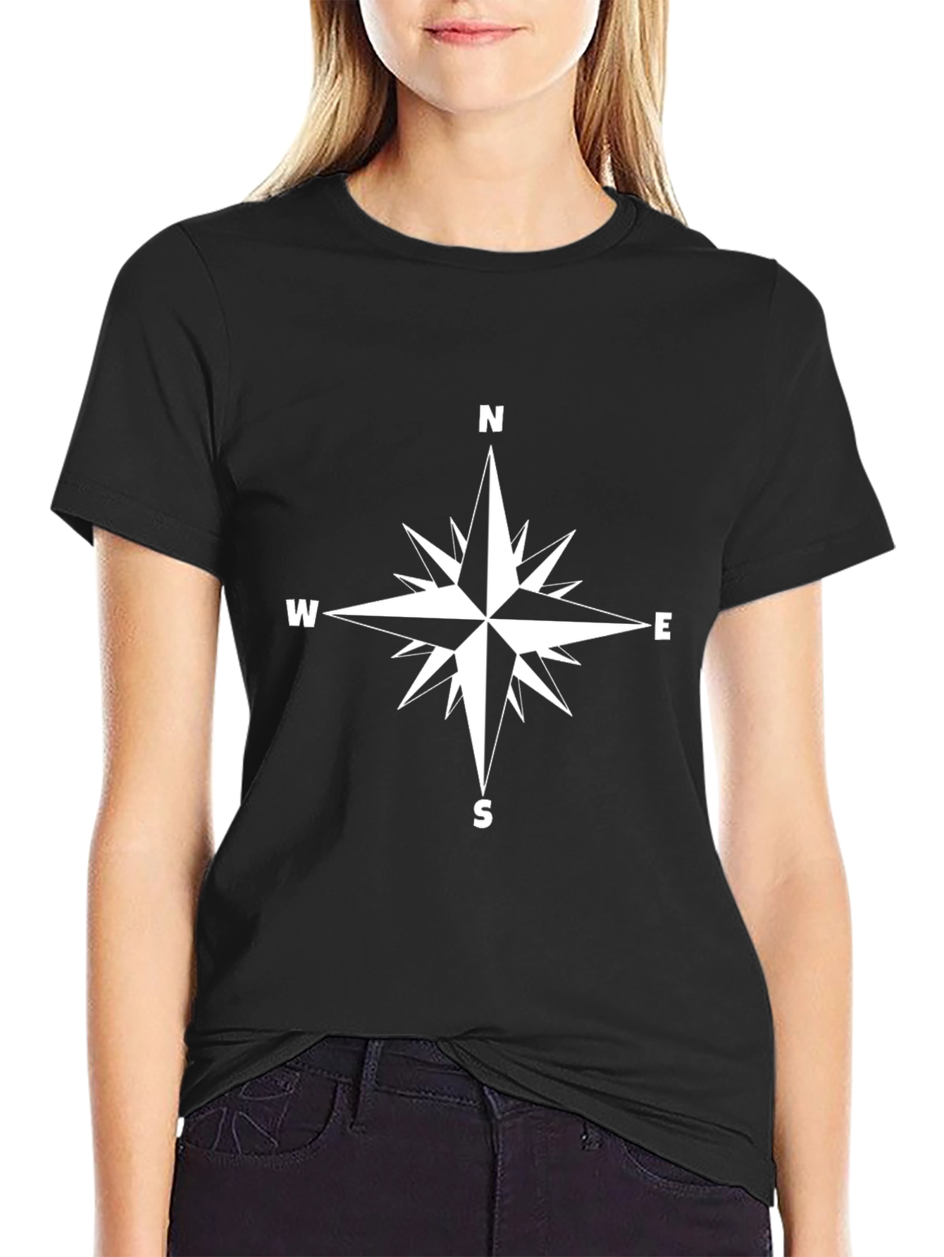Compass Rose Graphic T-Shirt