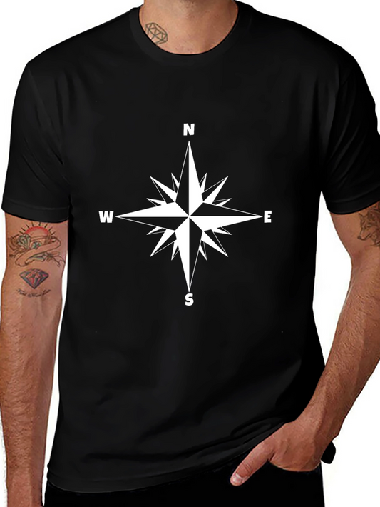 Compass Rose Graphic T-Shirt