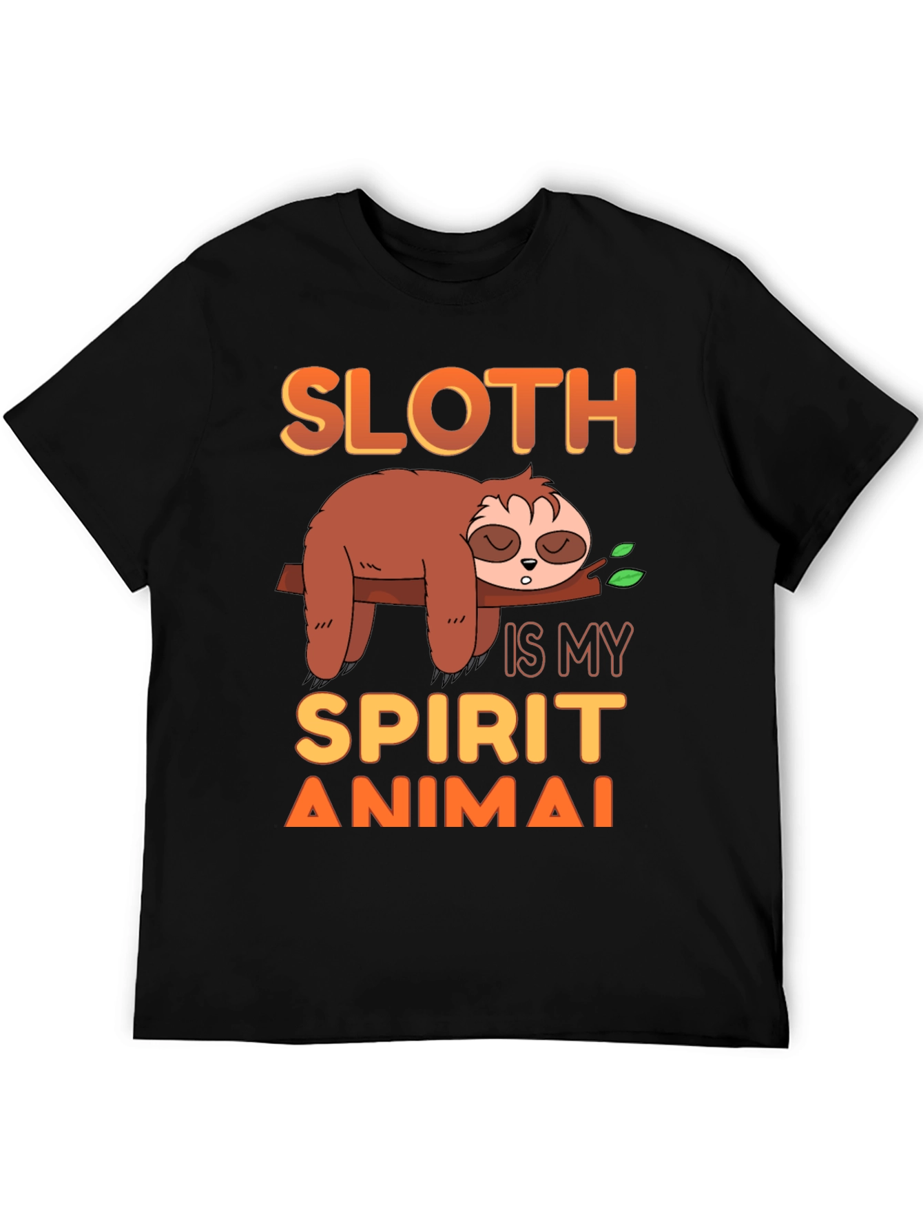 Sloth Spirit Animal Graphic T-Shirt