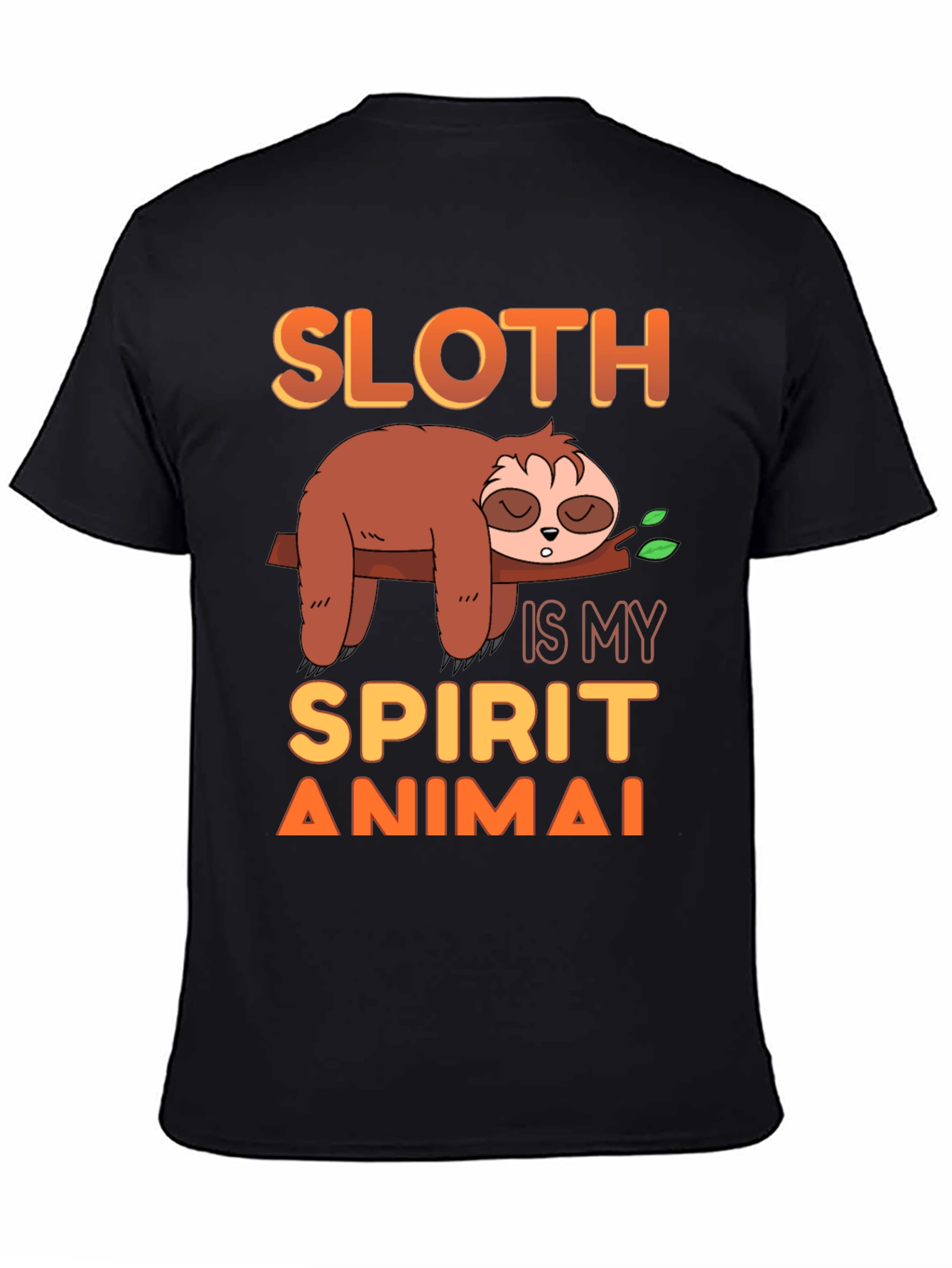 Sloth Spirit Animal Graphic T-Shirt