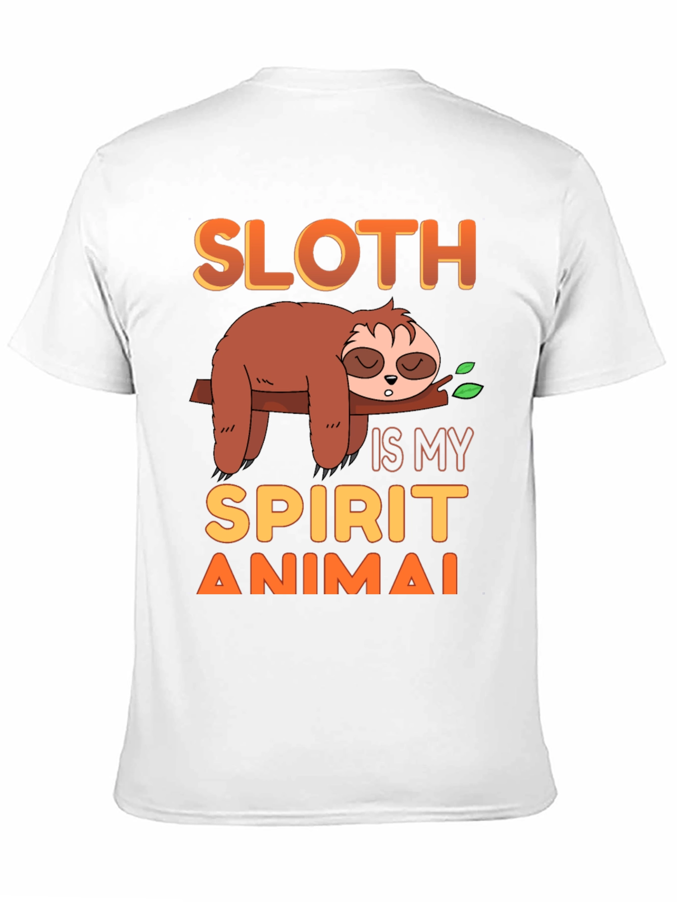 Sloth Spirit Animal Graphic T-Shirt