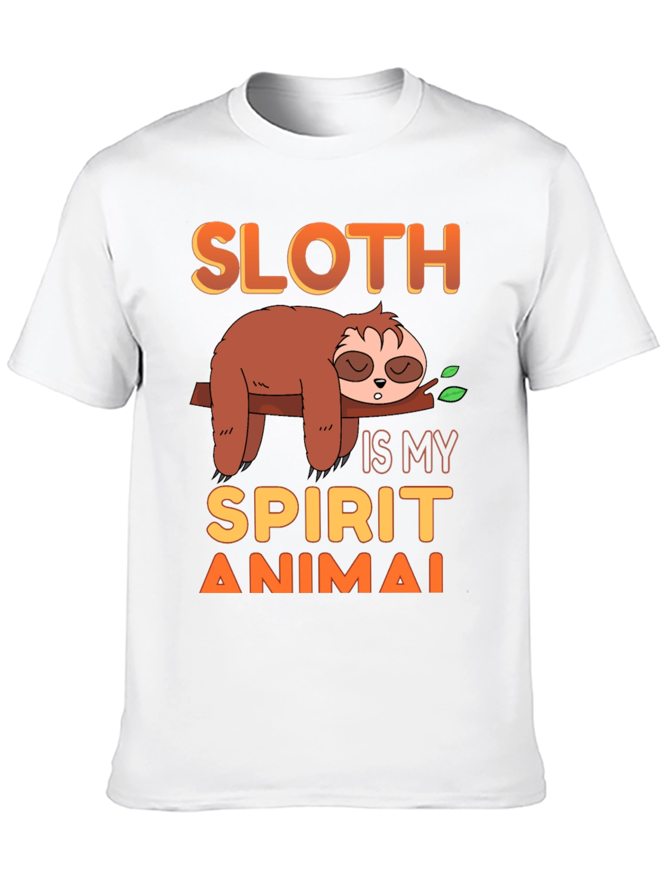 Sloth Spirit Animal Graphic T-Shirt