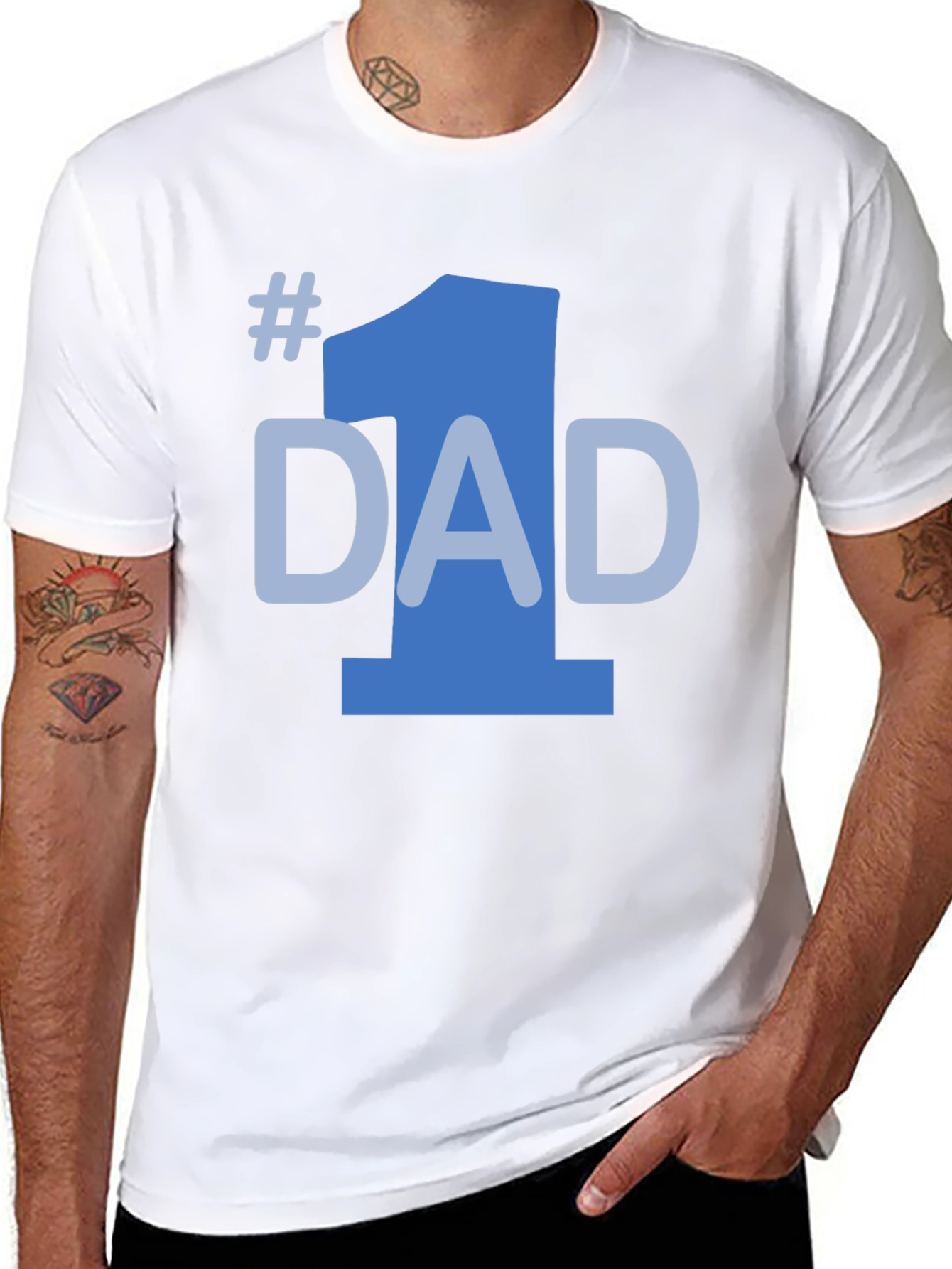 No. 1 Dad T-Shirt - Fathers Day Gift