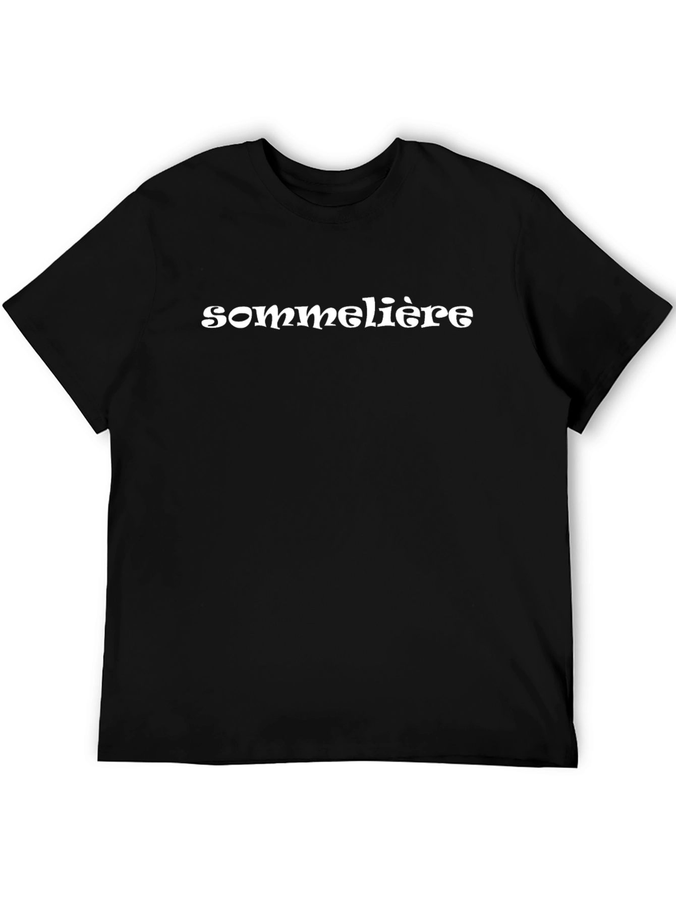 Sommelière Black T-Shirt - Wine Lover Apparel
