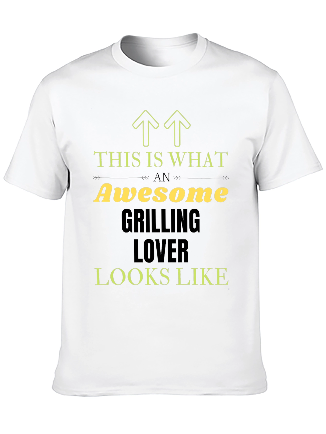 Awesome Grilling Lover T-Shirt Black