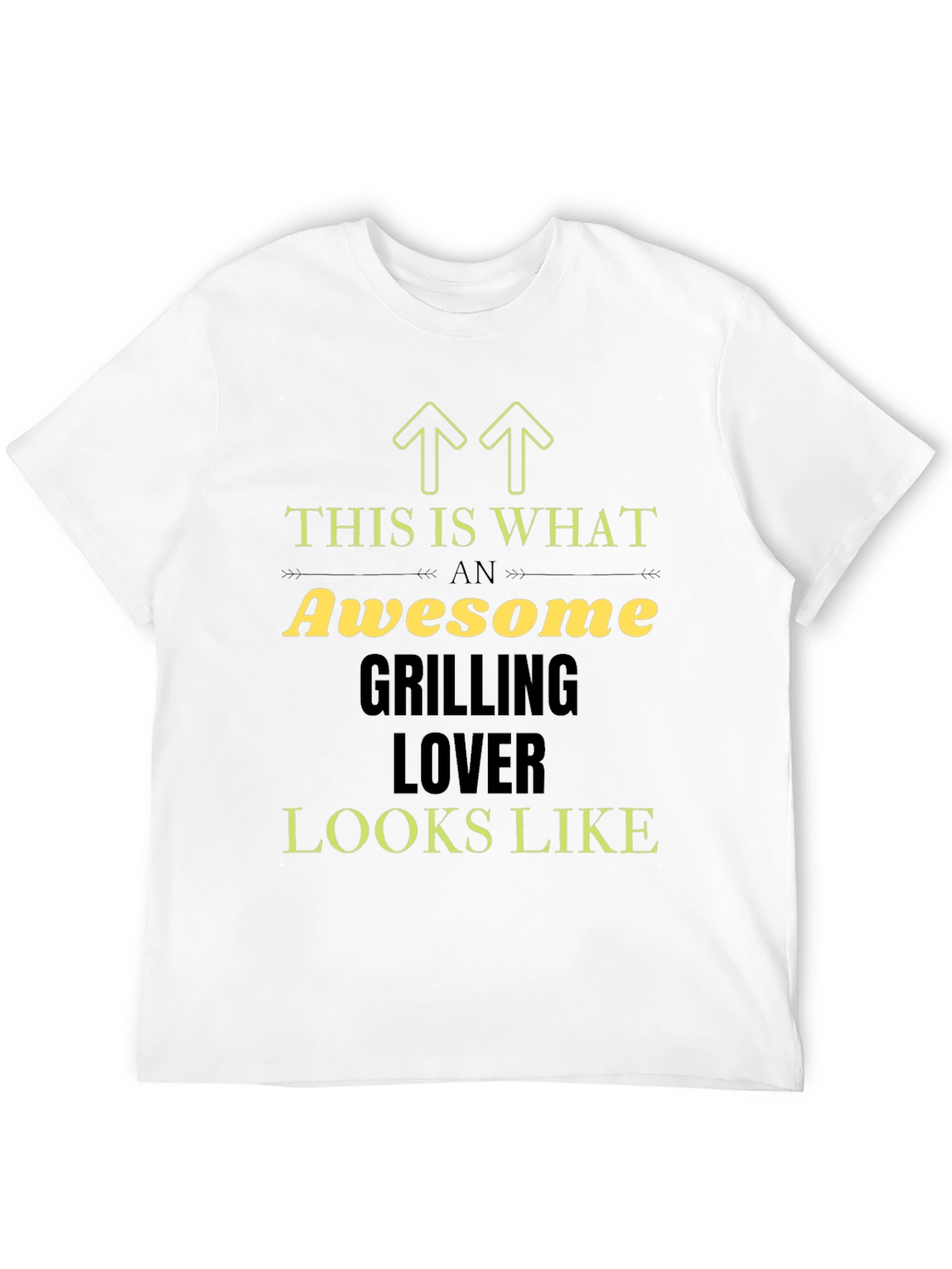 Awesome Grilling Lover T-Shirt Black