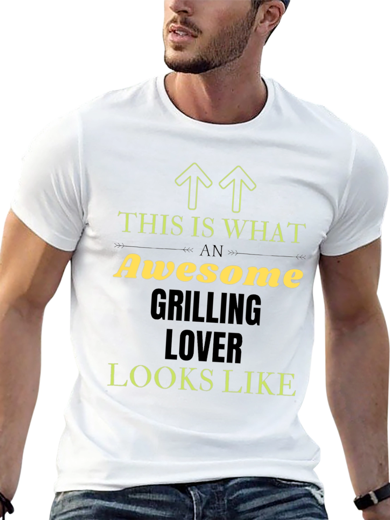 Awesome Grilling Lover T-Shirt Black
