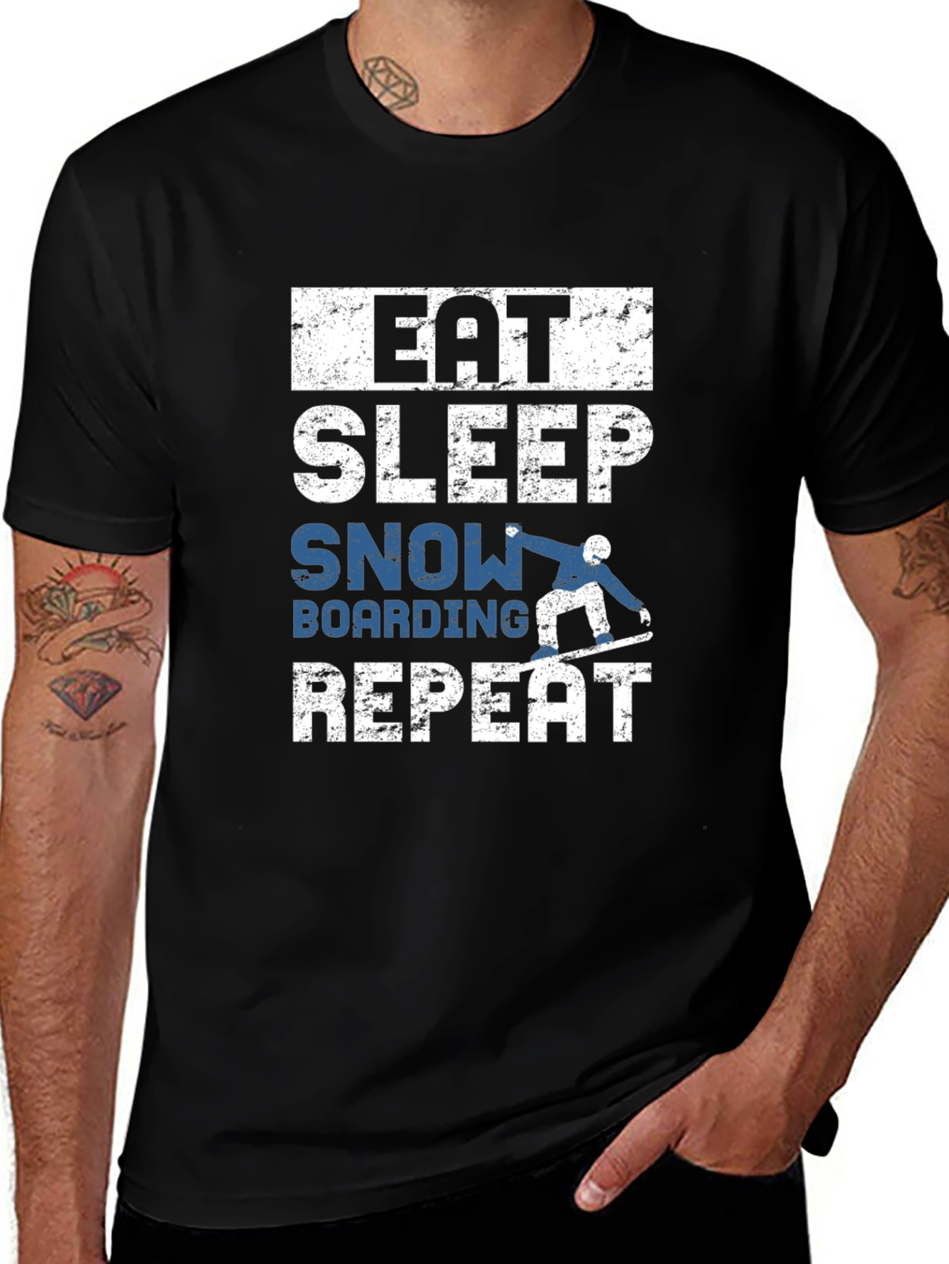 Eat Sleep Snowboarding Repeat T-Shirt