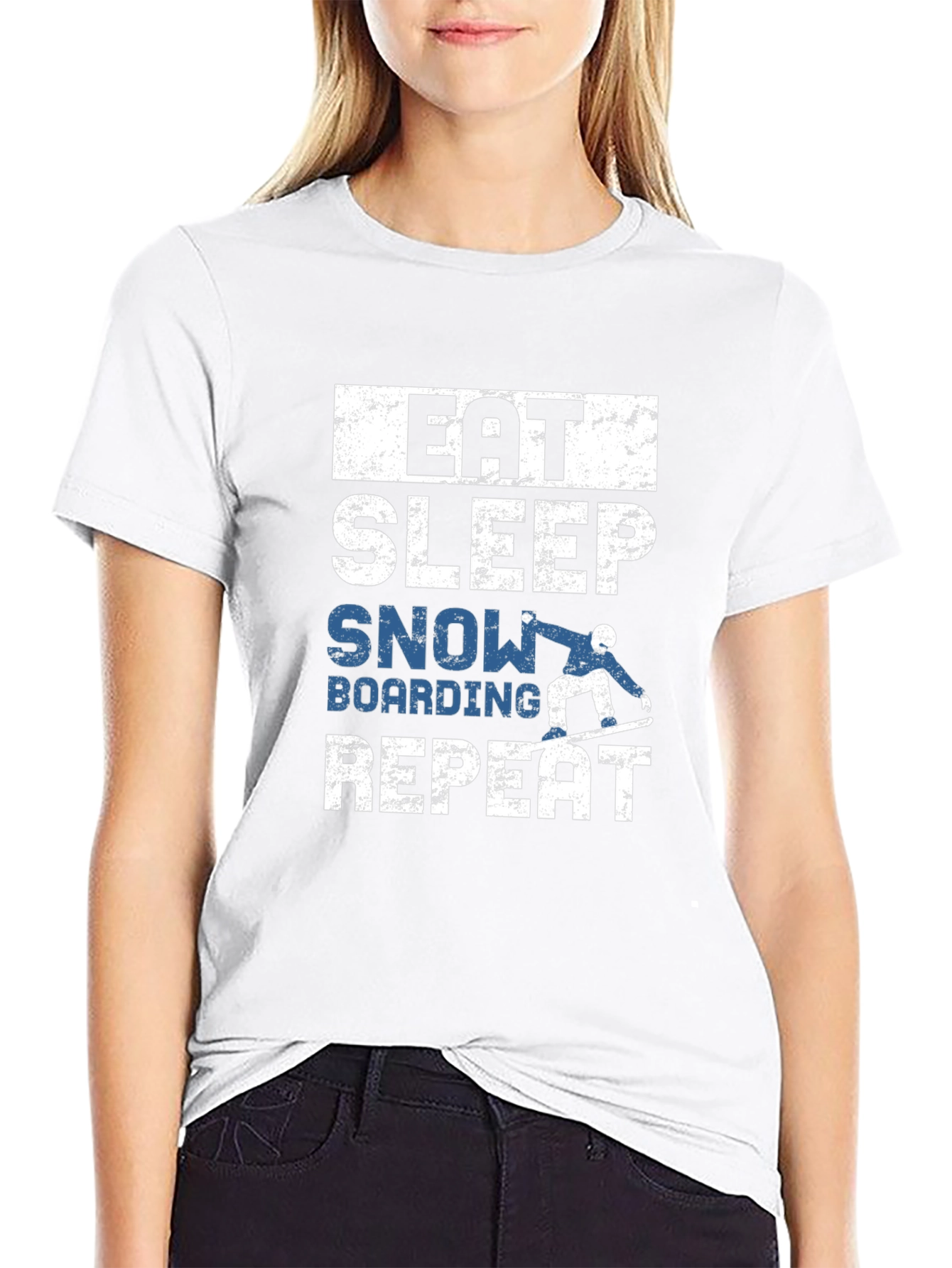 Eat Sleep Snowboarding Repeat T-Shirt