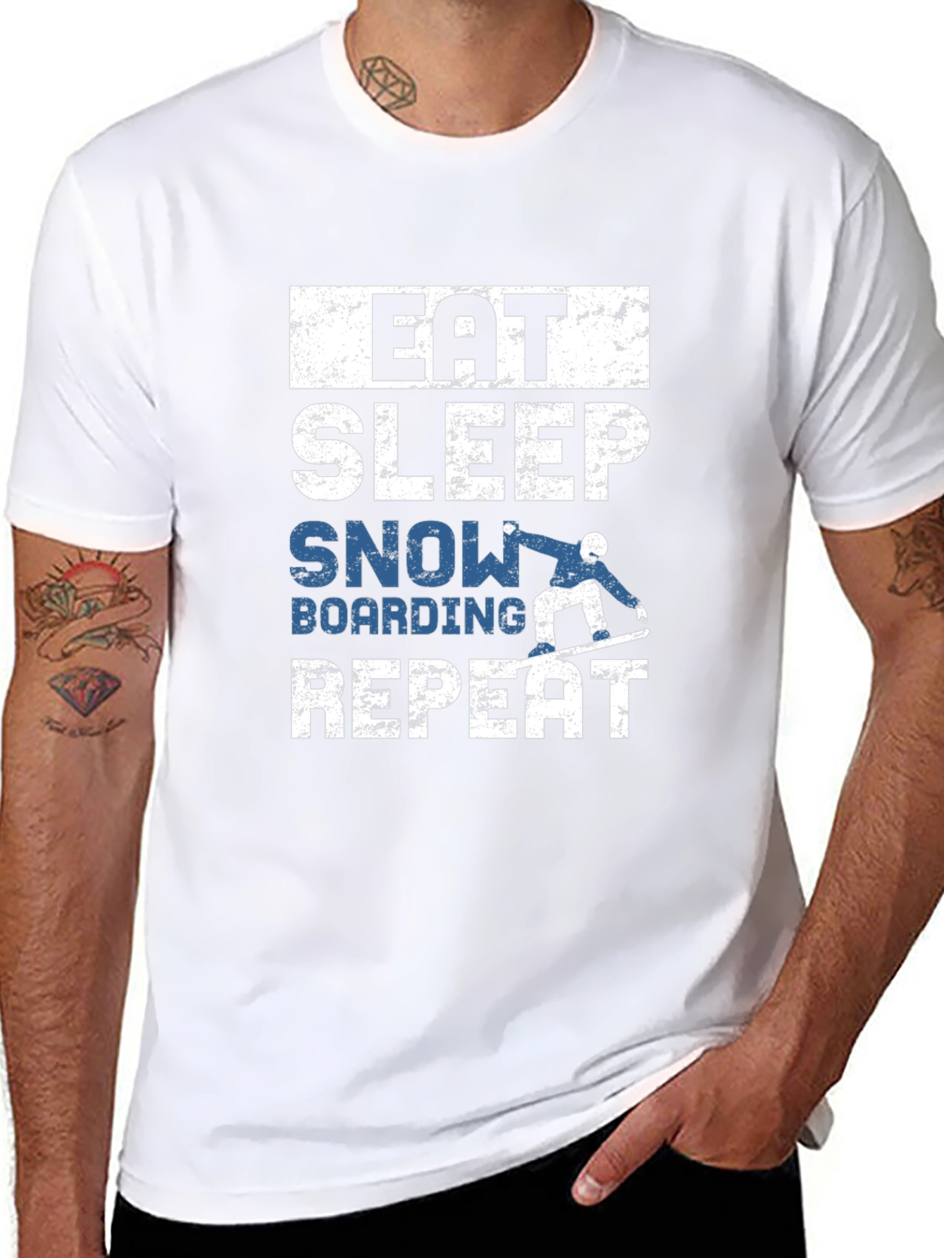 Eat Sleep Snowboarding Repeat T-Shirt
