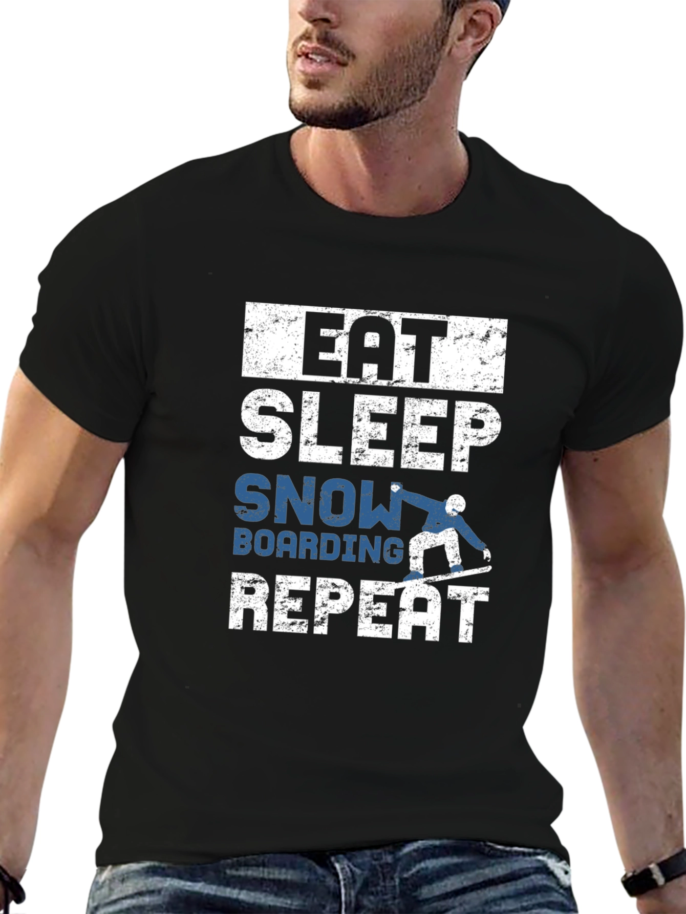 Eat Sleep Snowboarding Repeat T-Shirt