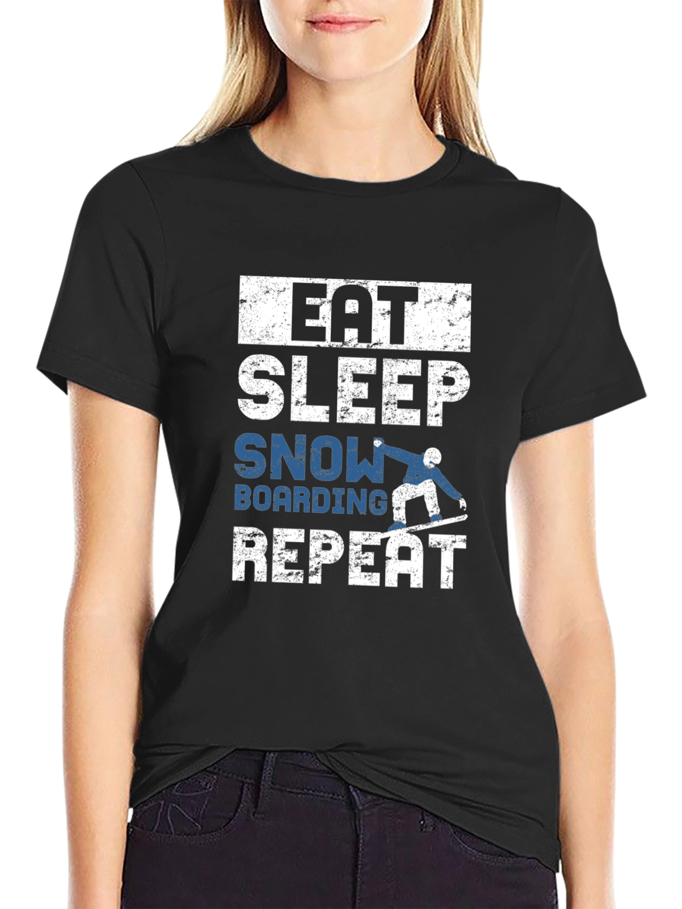 Eat Sleep Snowboarding Repeat T-Shirt