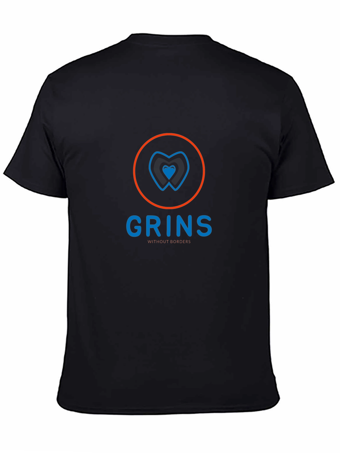 Grins Without Borders Black T-Shirt