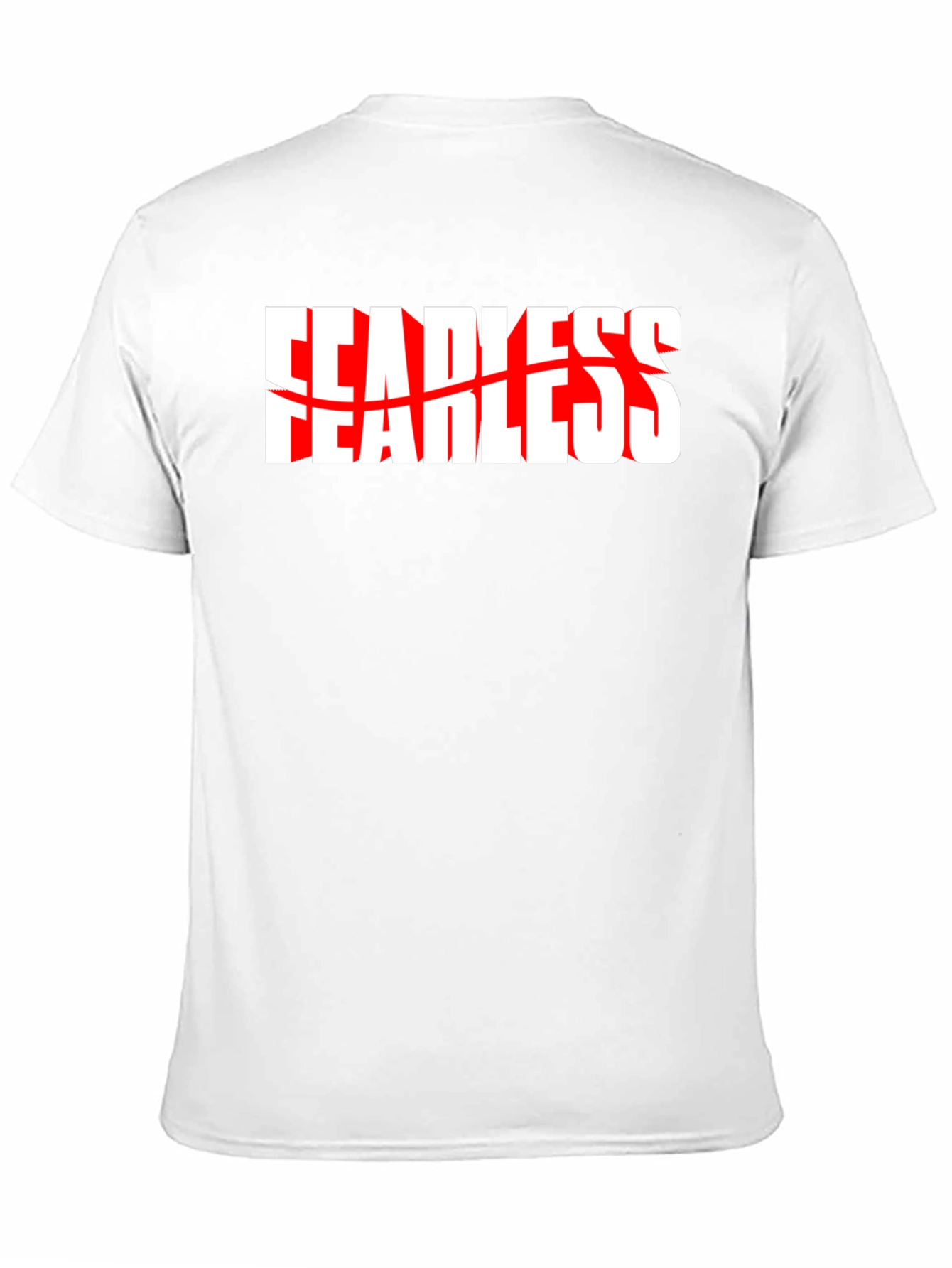 Fearless Graphic Tee - Black Crew Neck
