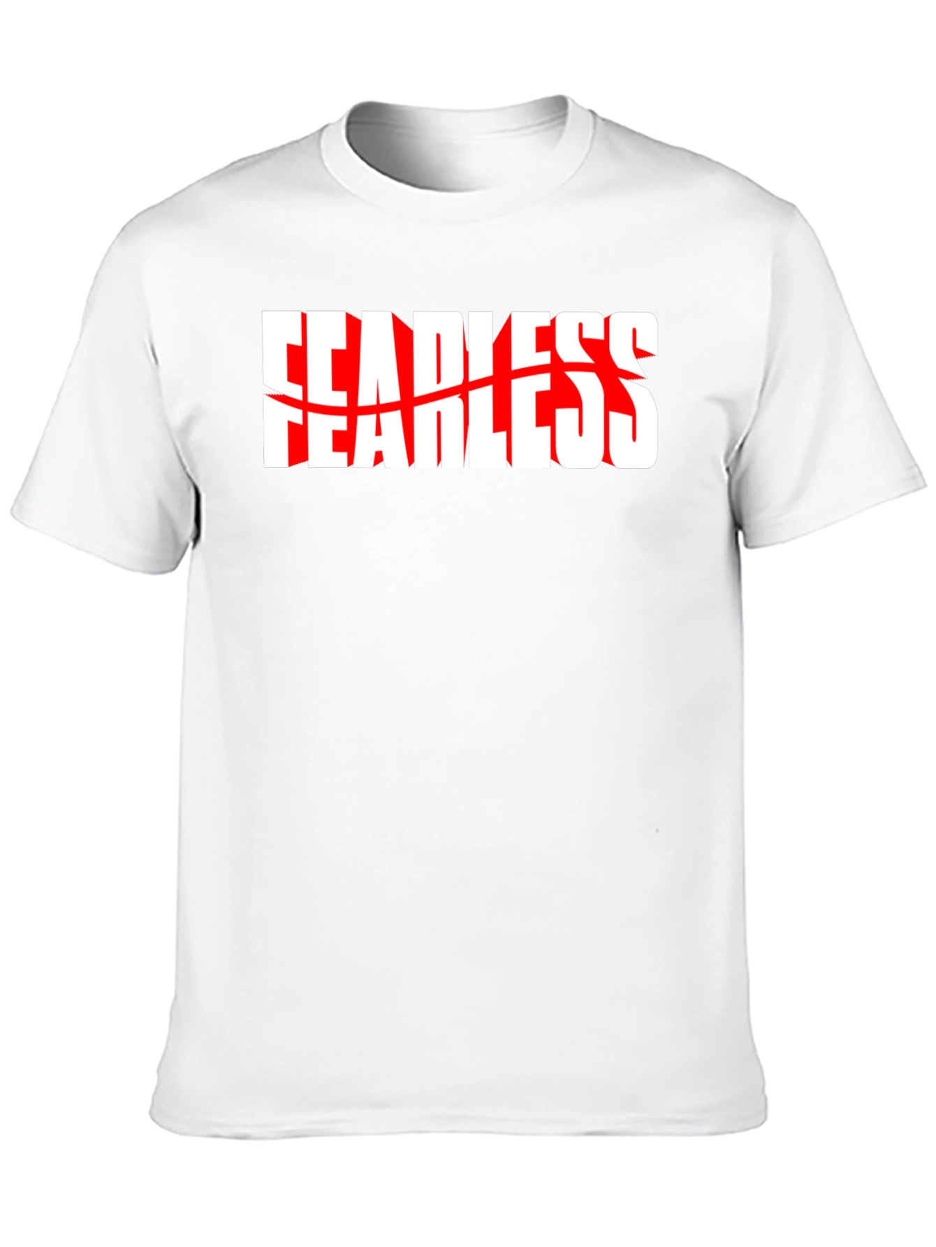 Fearless Graphic Tee - Black Crew Neck