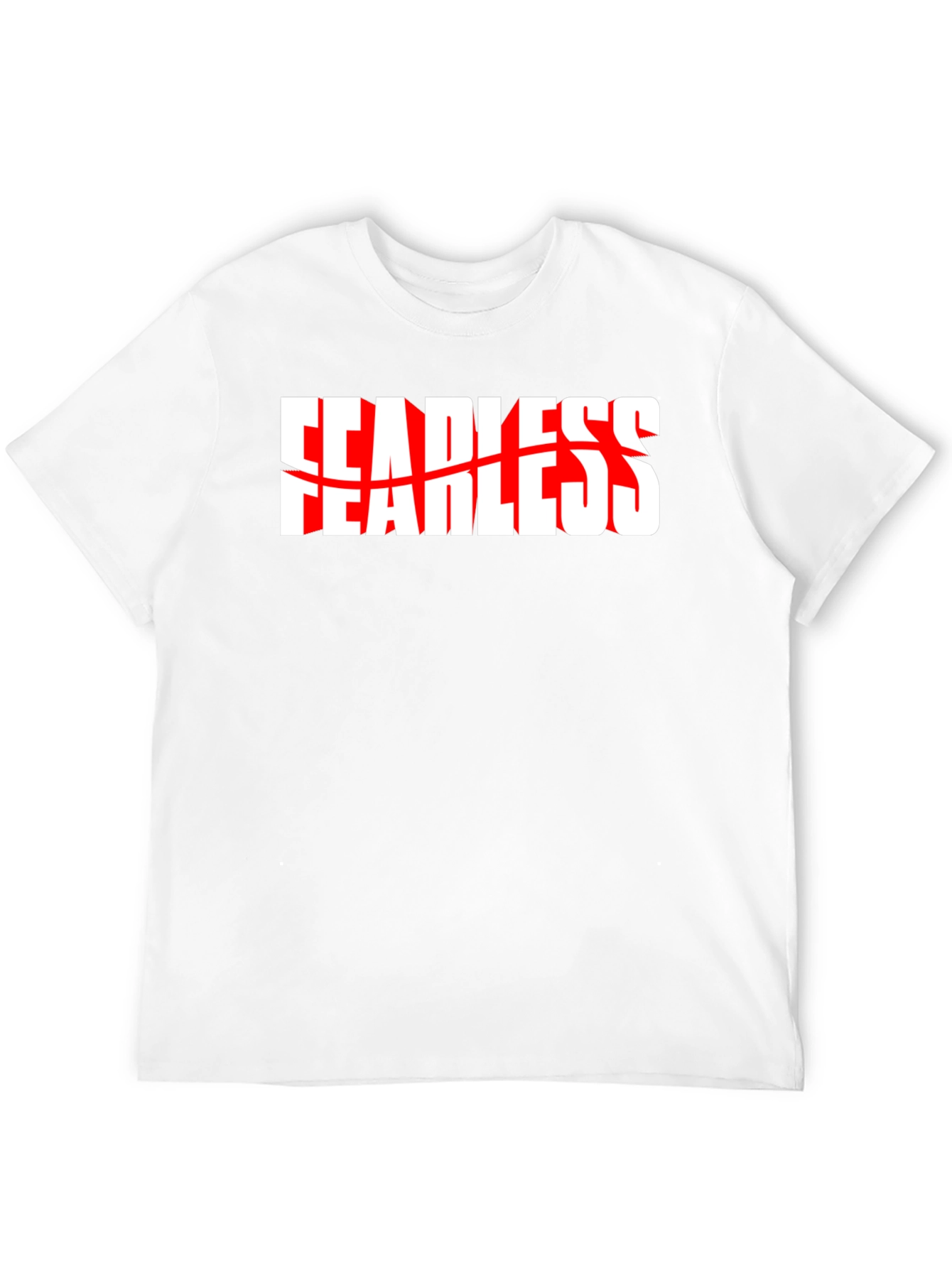 Fearless Graphic Tee - Black Crew Neck
