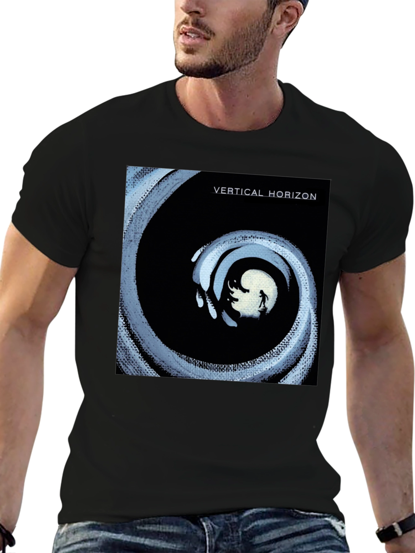 Vertical Horizon Album T-Shirt - Black Cotton Blend