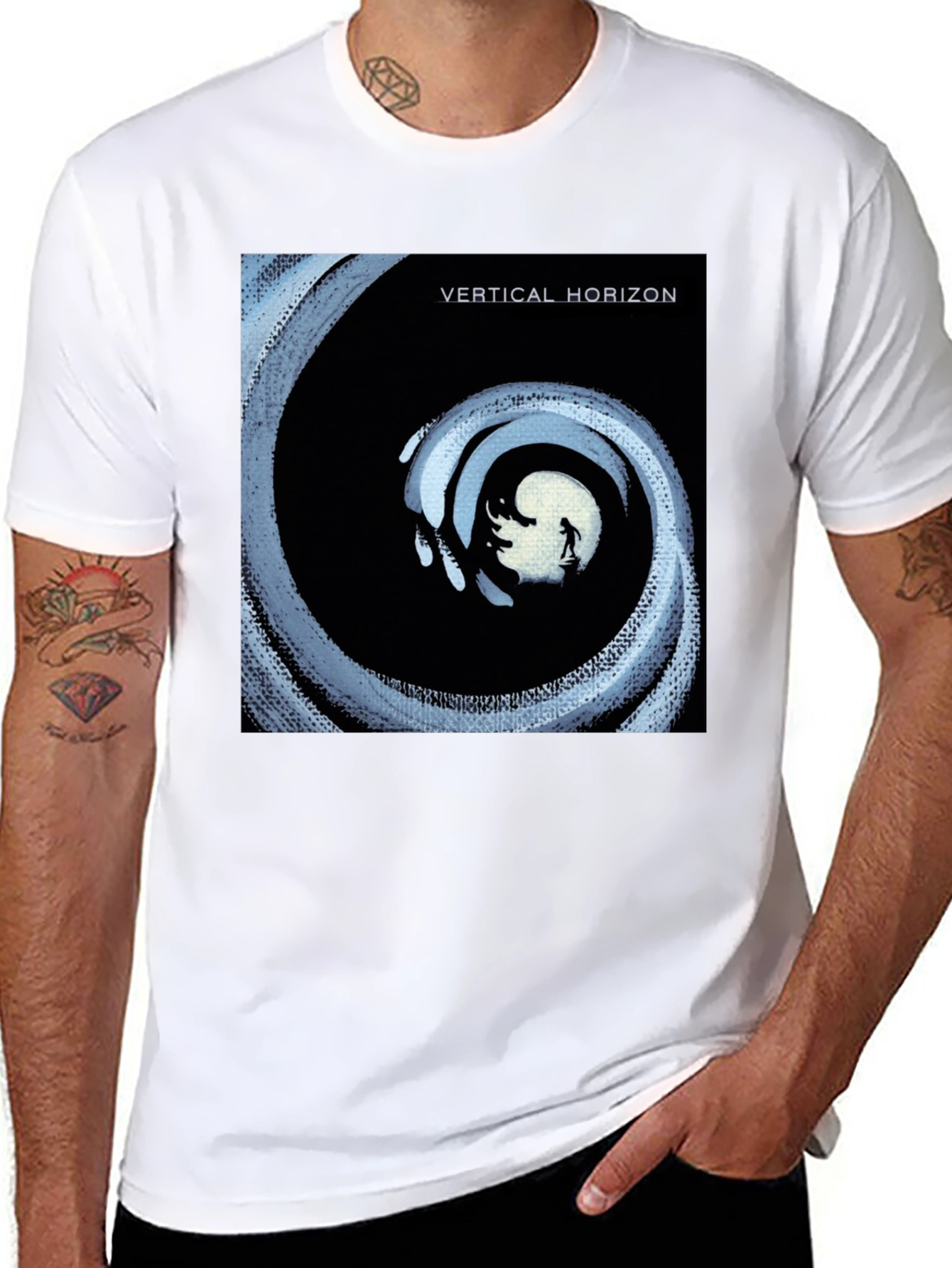 Vertical Horizon Album T-Shirt - Black Cotton Blend