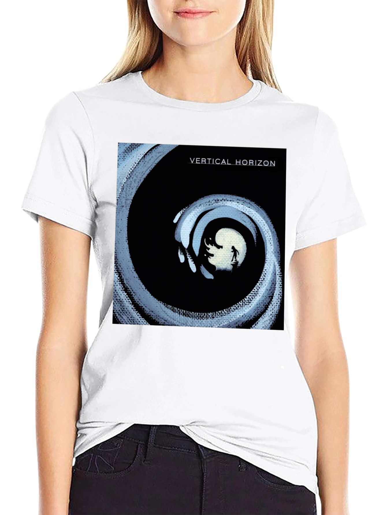 Vertical Horizon Album T-Shirt - Black Cotton Blend