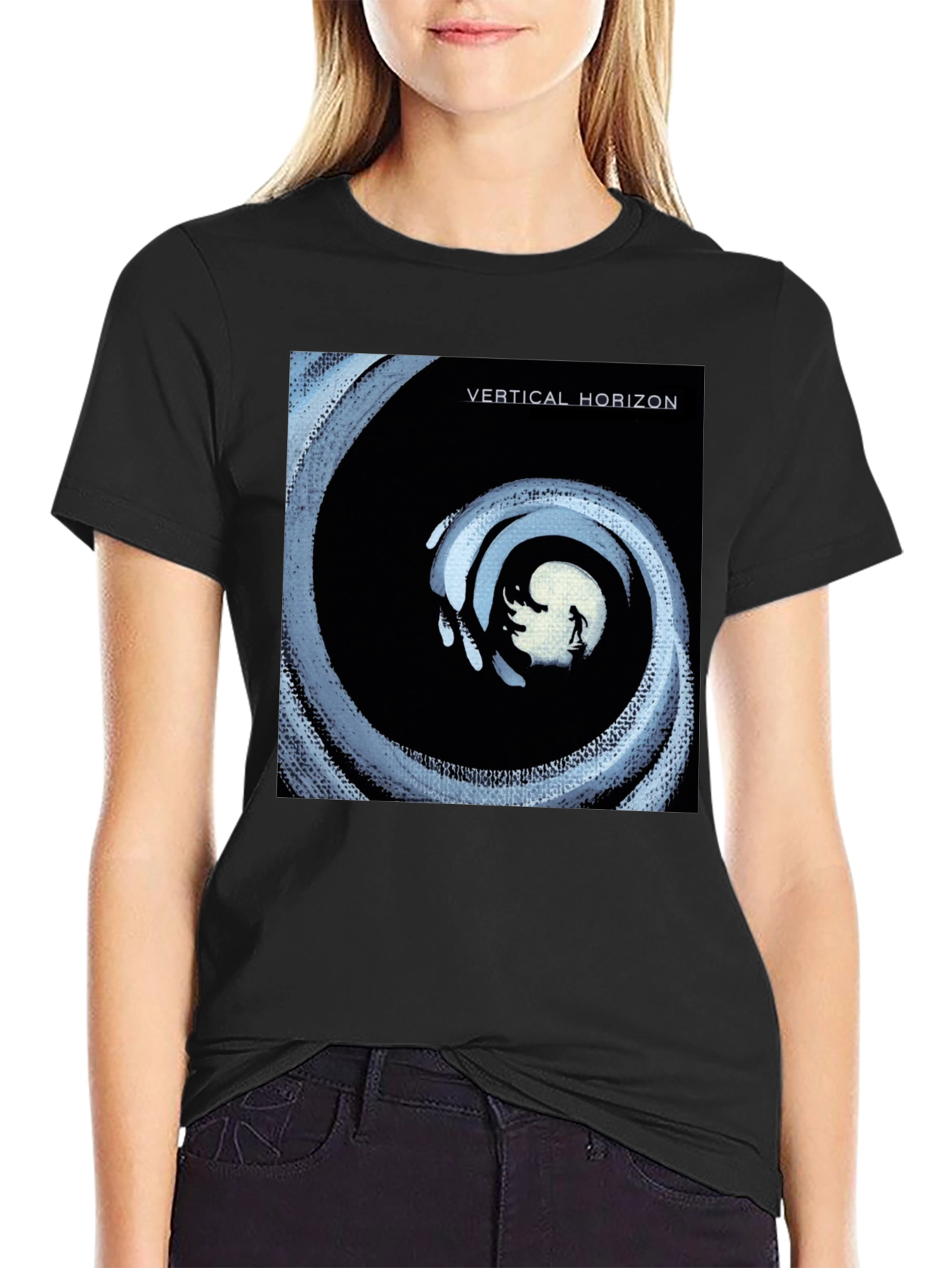 Vertical Horizon Album T-Shirt - Black Cotton Blend