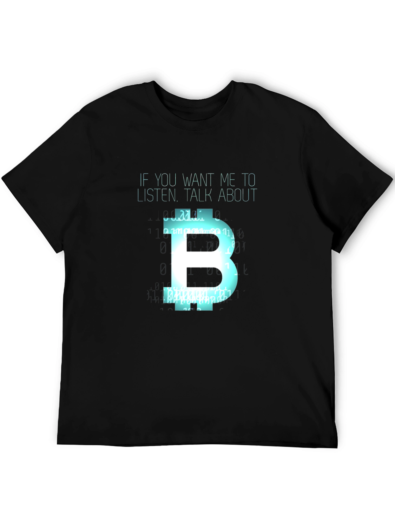 Bitcoin Fan T-Shirt - Talk About Bitcoin!