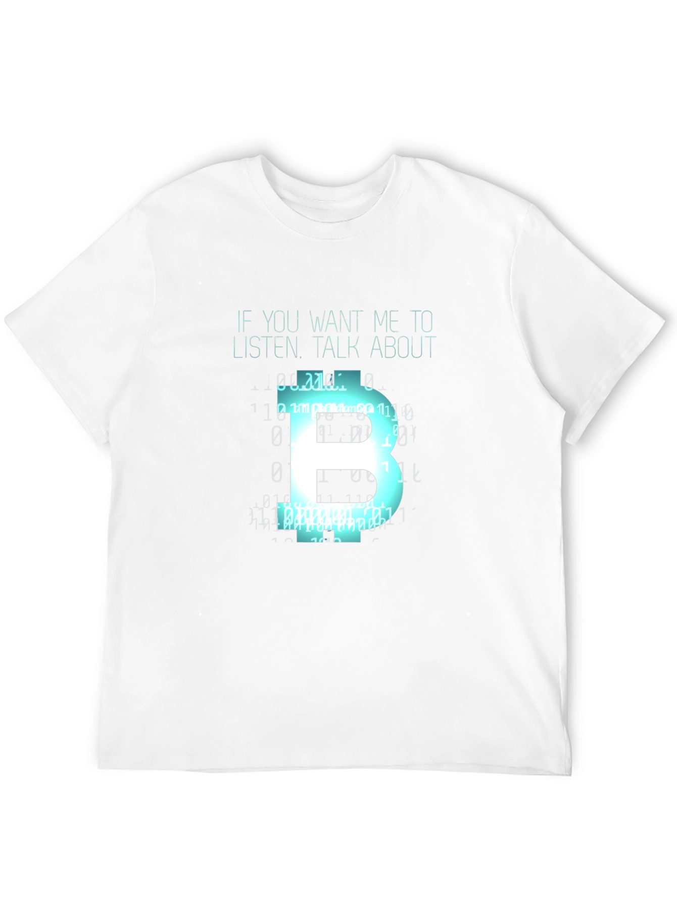 Bitcoin Fan T-Shirt - Talk About Bitcoin!