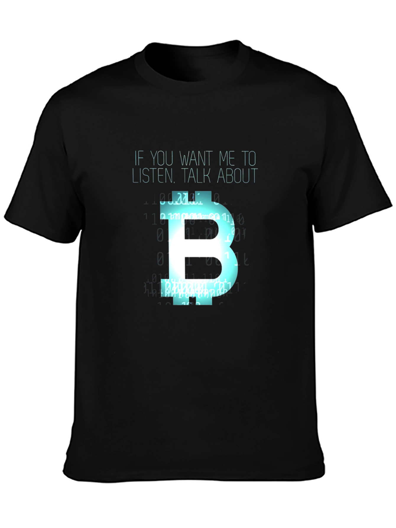 Bitcoin Fan T-Shirt - Talk About Bitcoin!