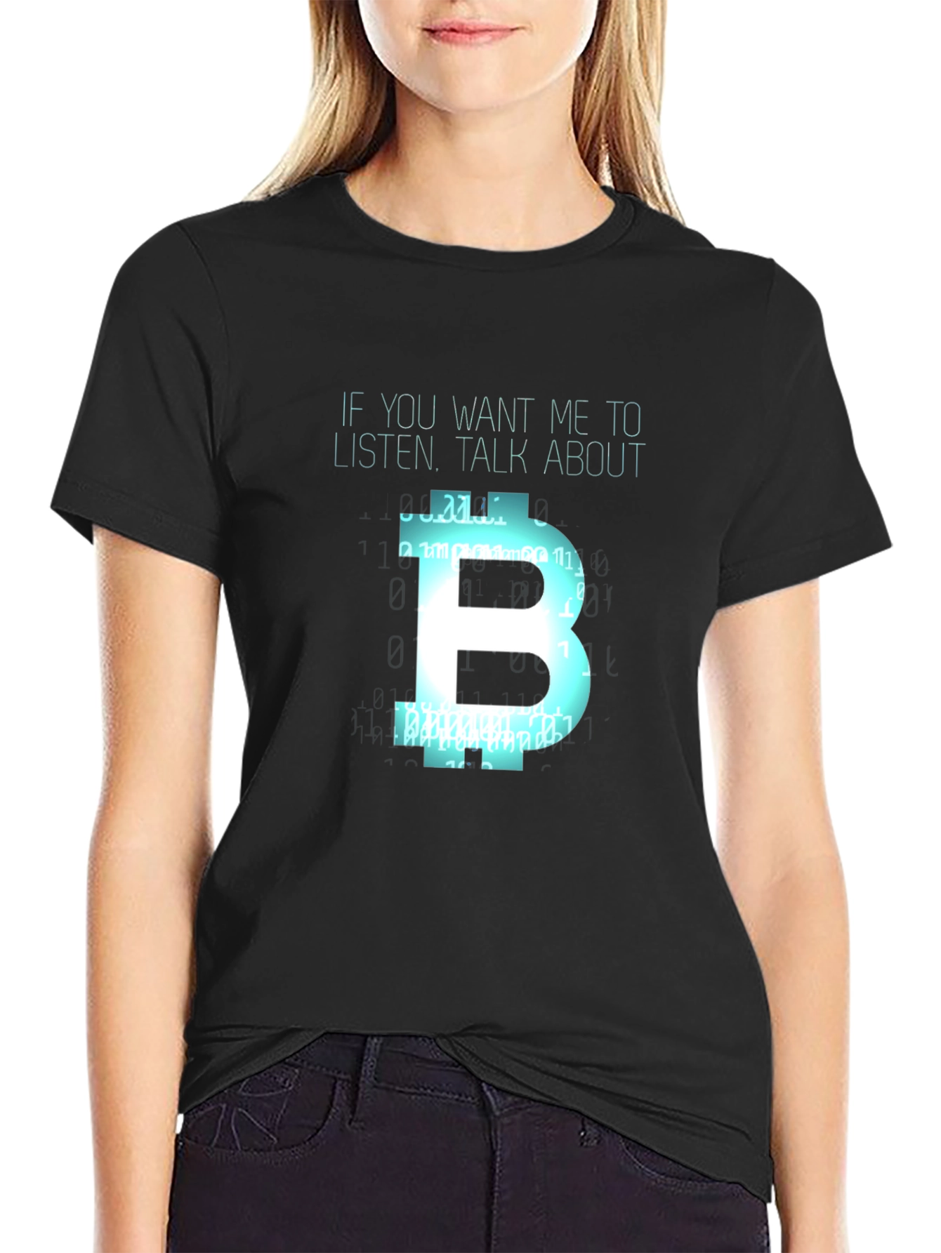 Bitcoin Fan T-Shirt - Talk About Bitcoin!