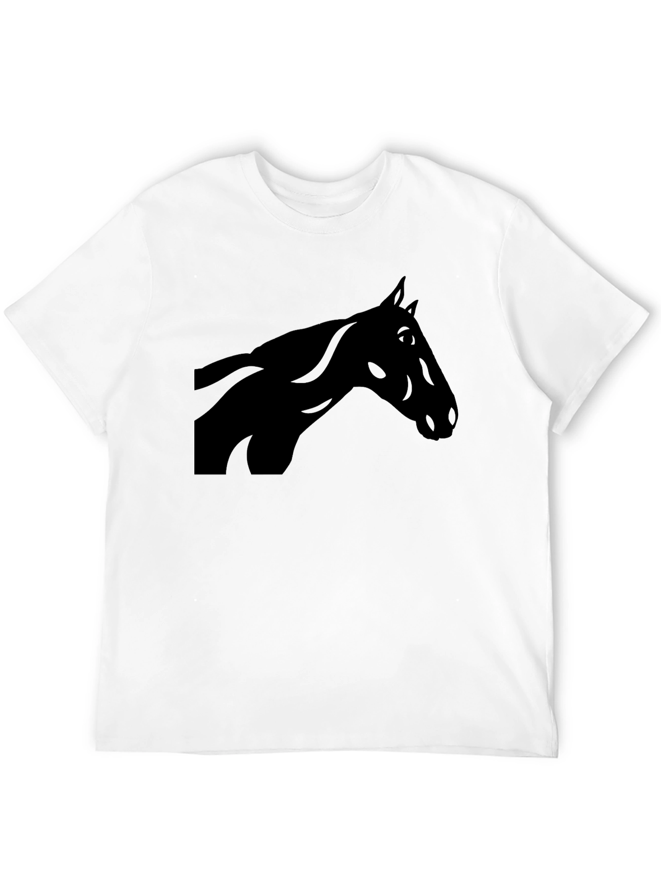 Black Horse Silhouette Graphic Tee