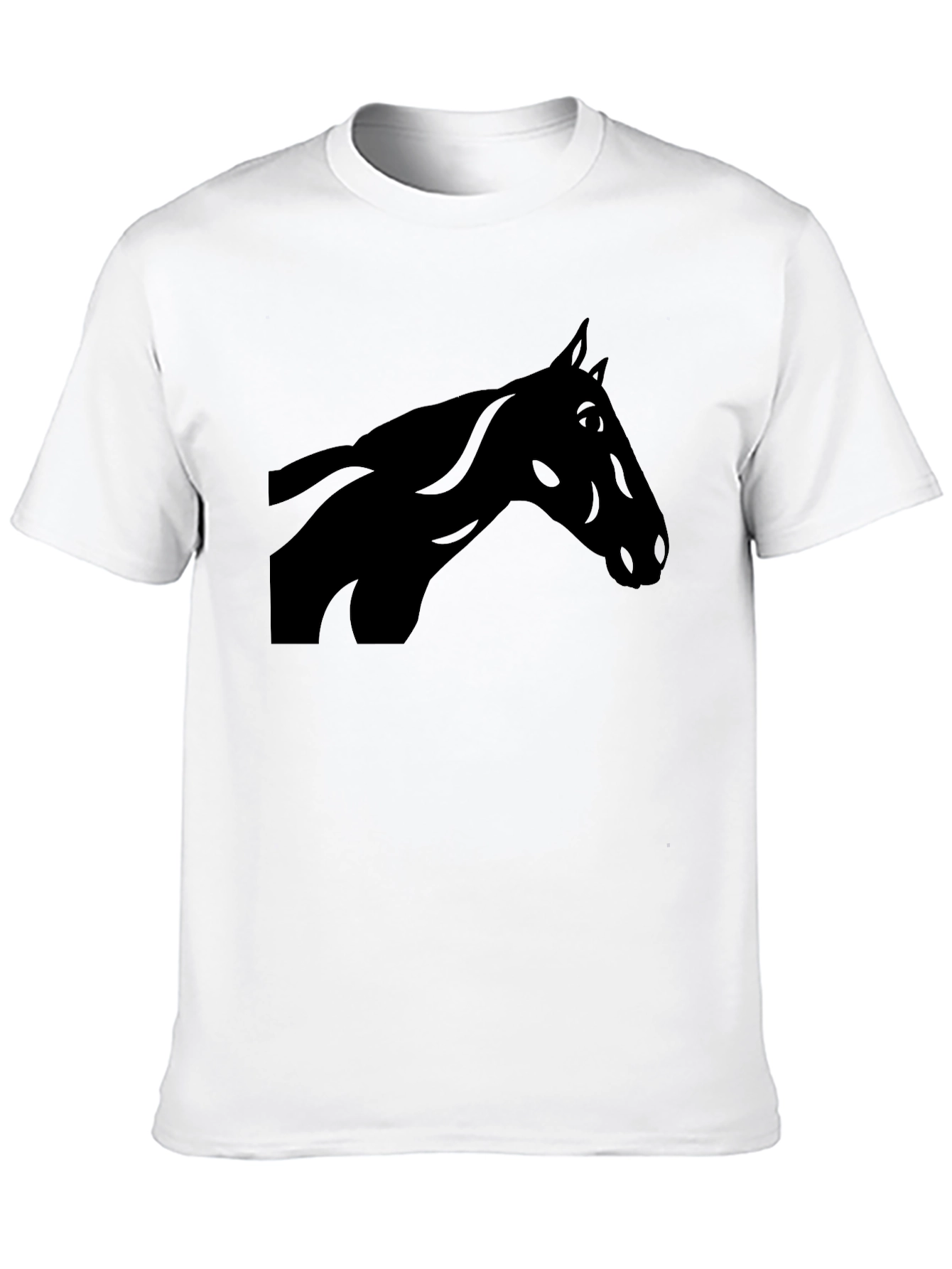 Black Horse Silhouette Graphic Tee