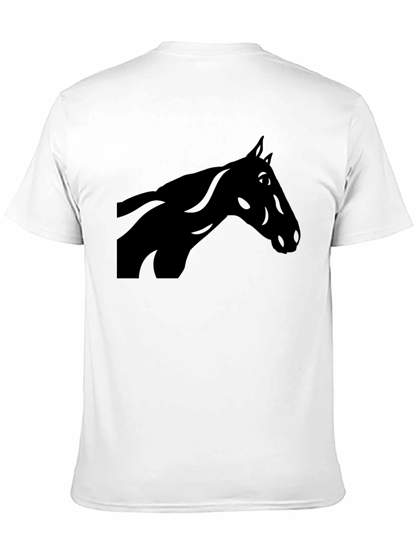 Black Horse Silhouette Graphic Tee