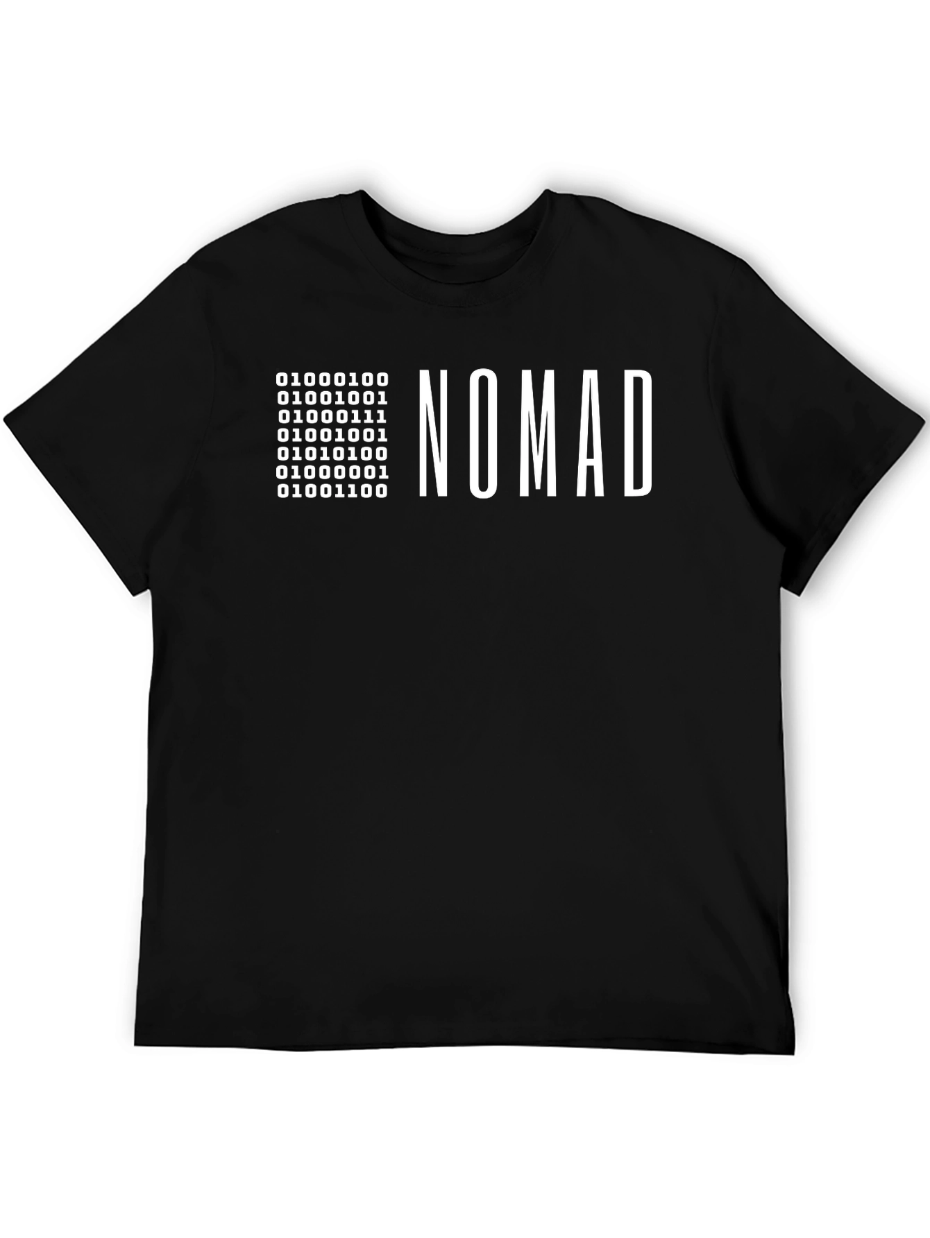 Nomad Binary Code T-Shirt - Stylish Programmer Apparel