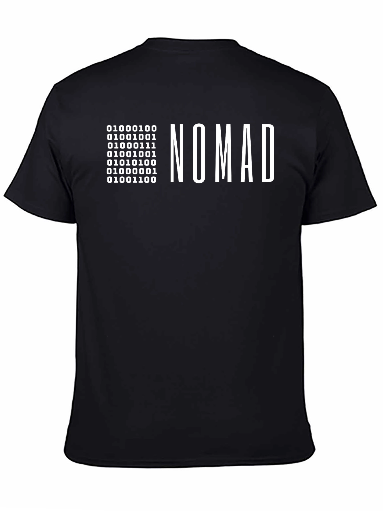 Nomad Binary Code T-Shirt - Stylish Programmer Apparel