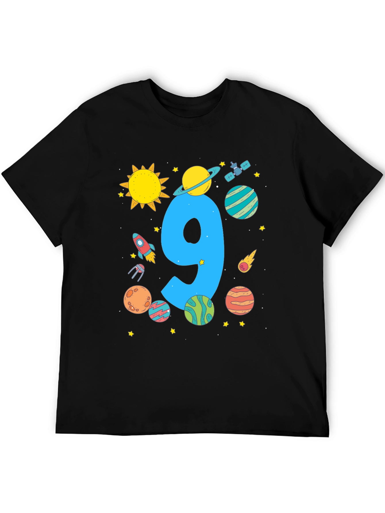 Cosmic Number 9 Birthday T-Shirt