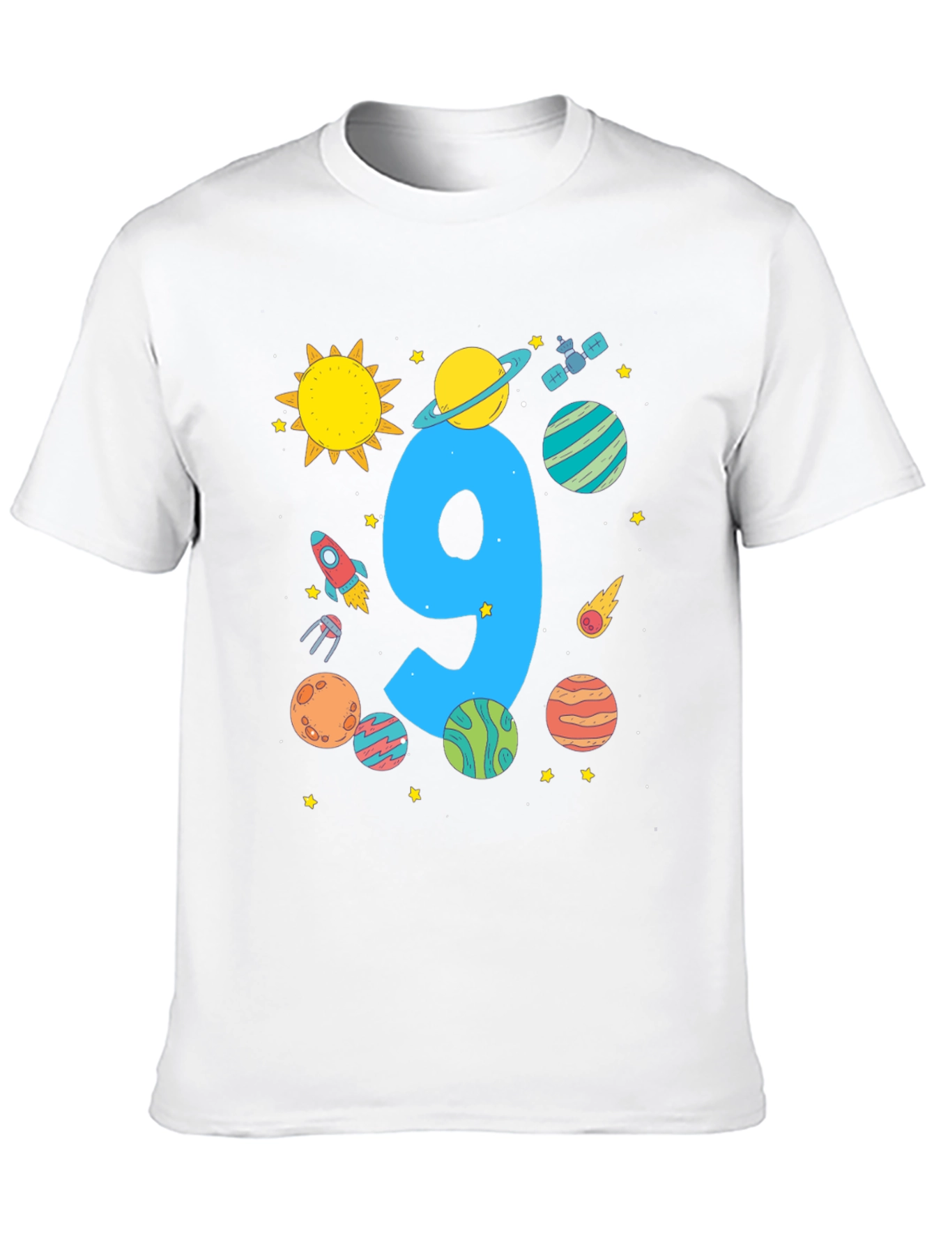 Cosmic Number 9 Birthday T-Shirt