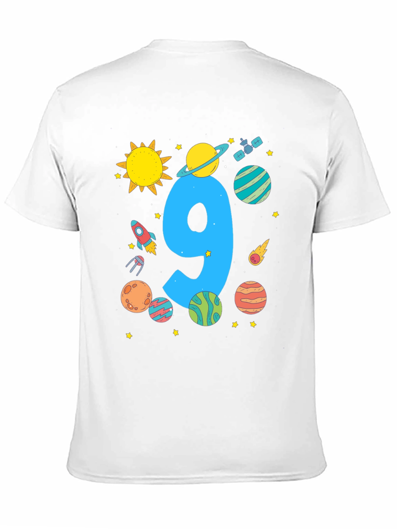 Cosmic Number 9 Birthday T-Shirt