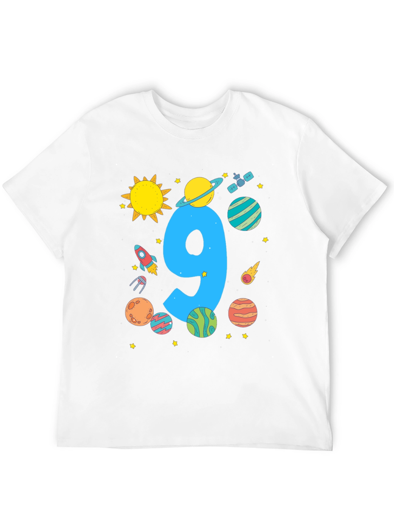 Cosmic Number 9 Birthday T-Shirt