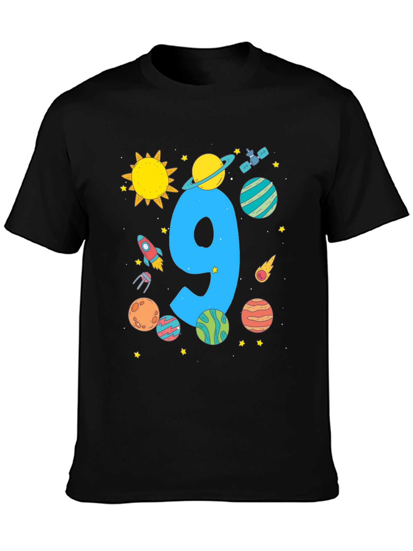 Cosmic Number 9 Birthday T-Shirt
