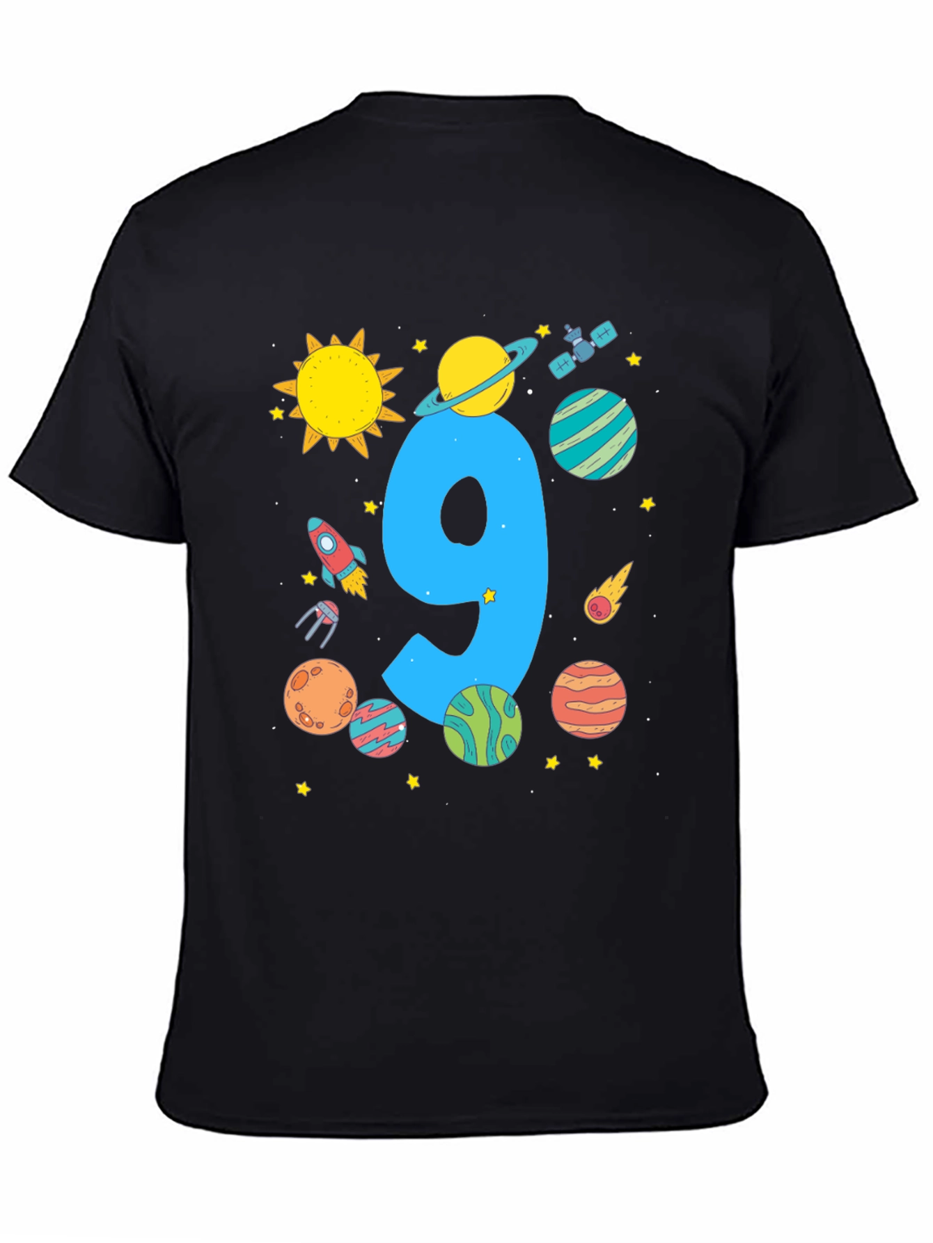 Cosmic Number 9 Birthday T-Shirt