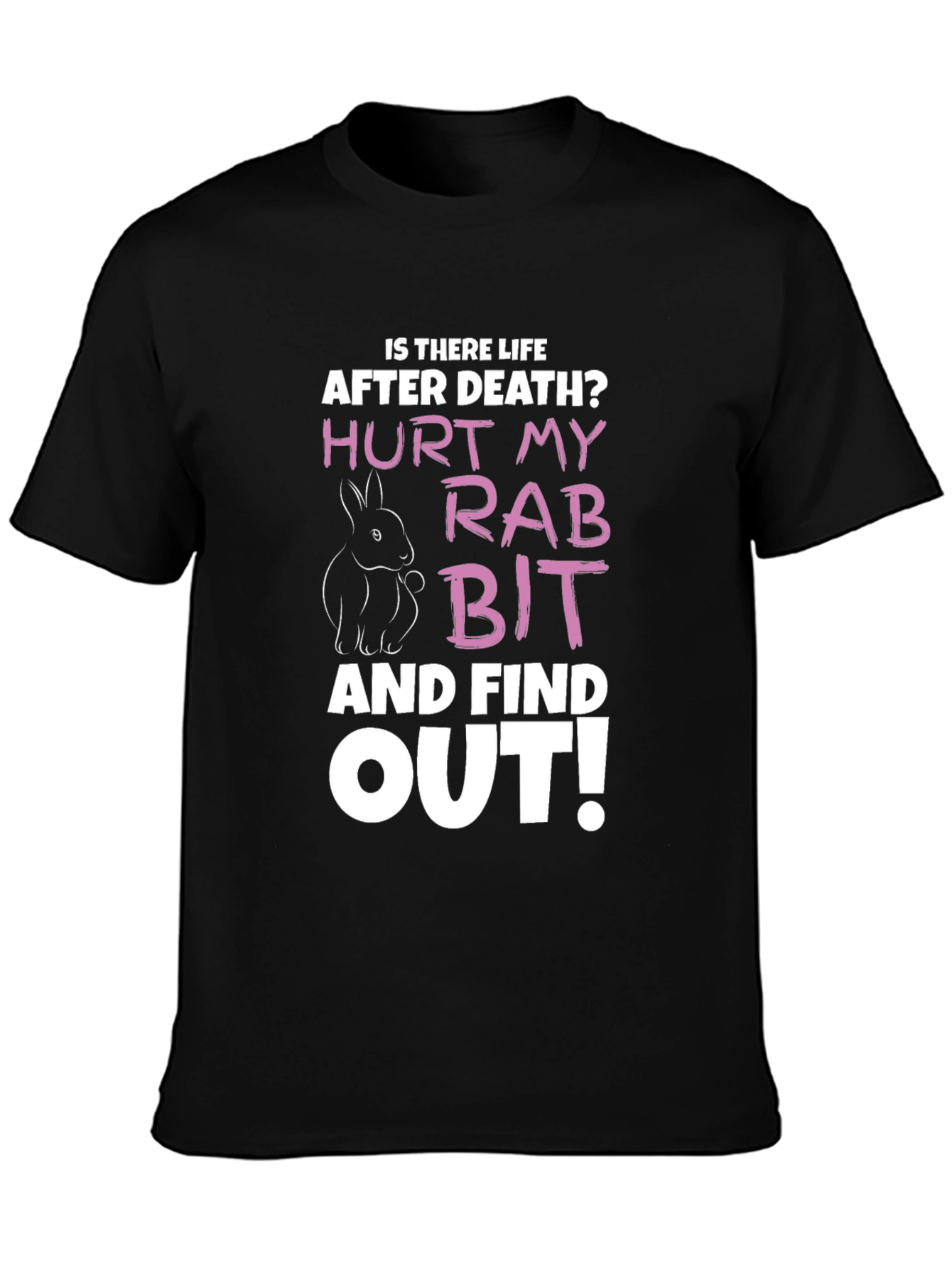 Hurt My Rabbit Funny Graphic T-Shirt
