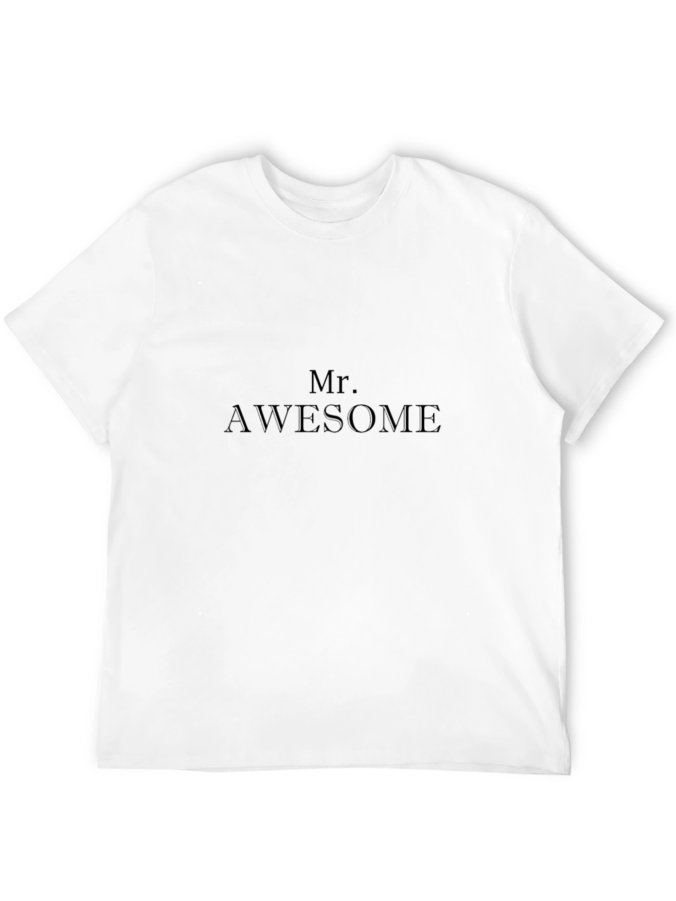 Mr. Awesome Black T-Shirt