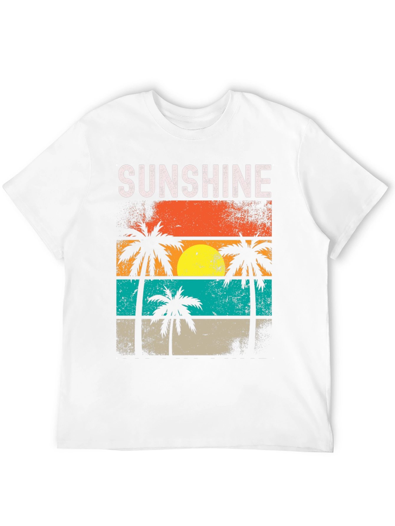 Sunshine Palm Tree Retro T-Shirt