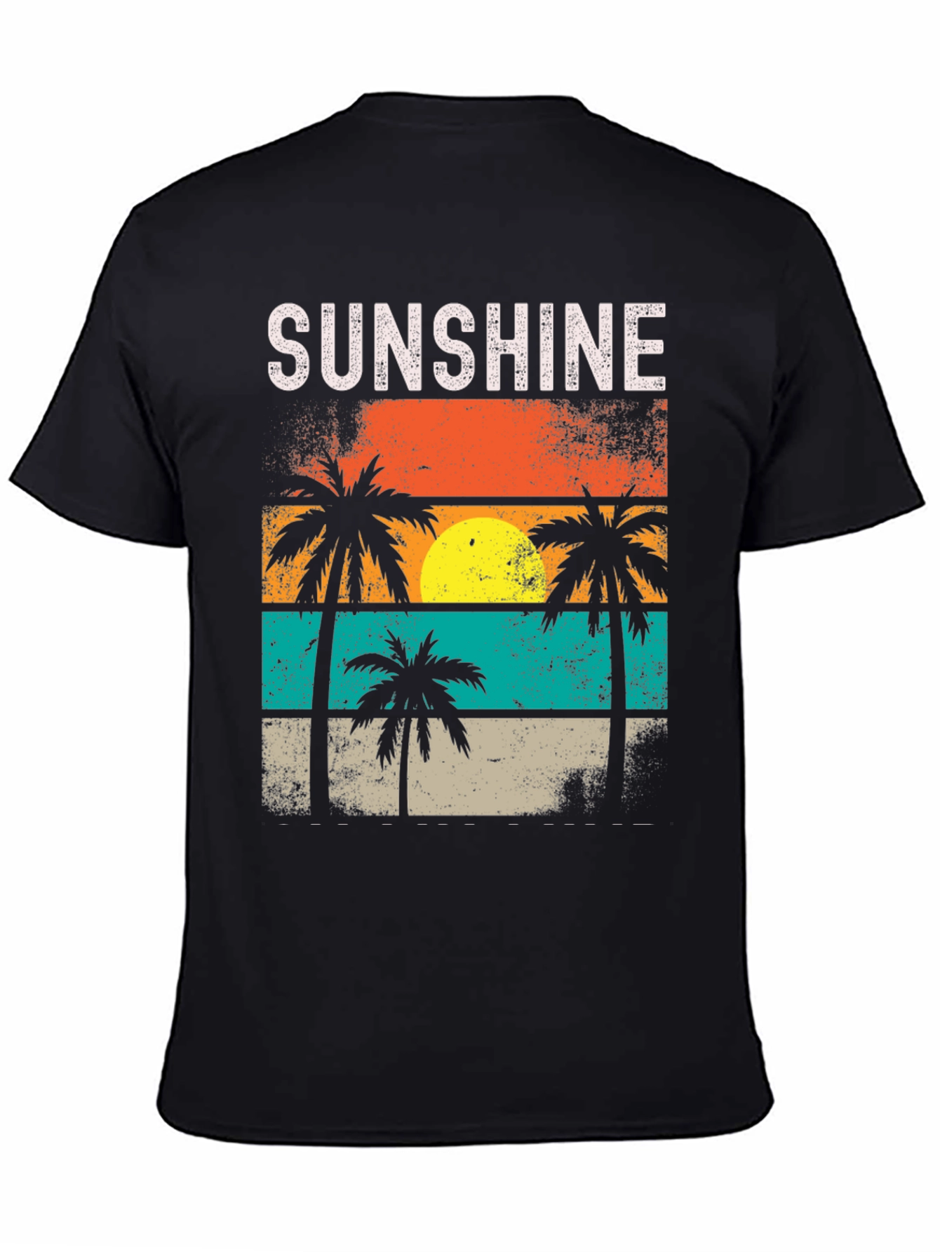 Sunshine Palm Tree Retro T-Shirt