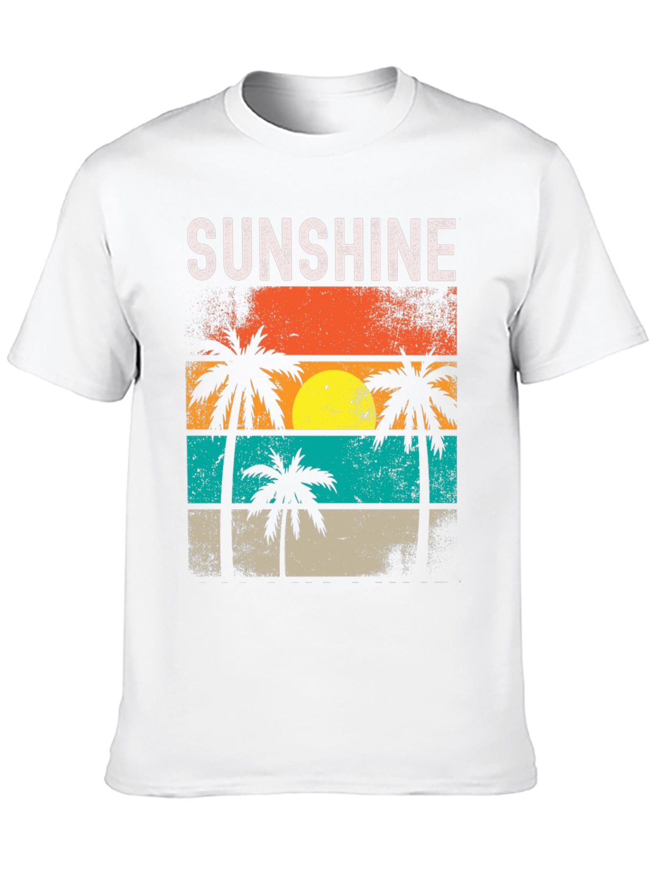 Sunshine Palm Tree Retro T-Shirt
