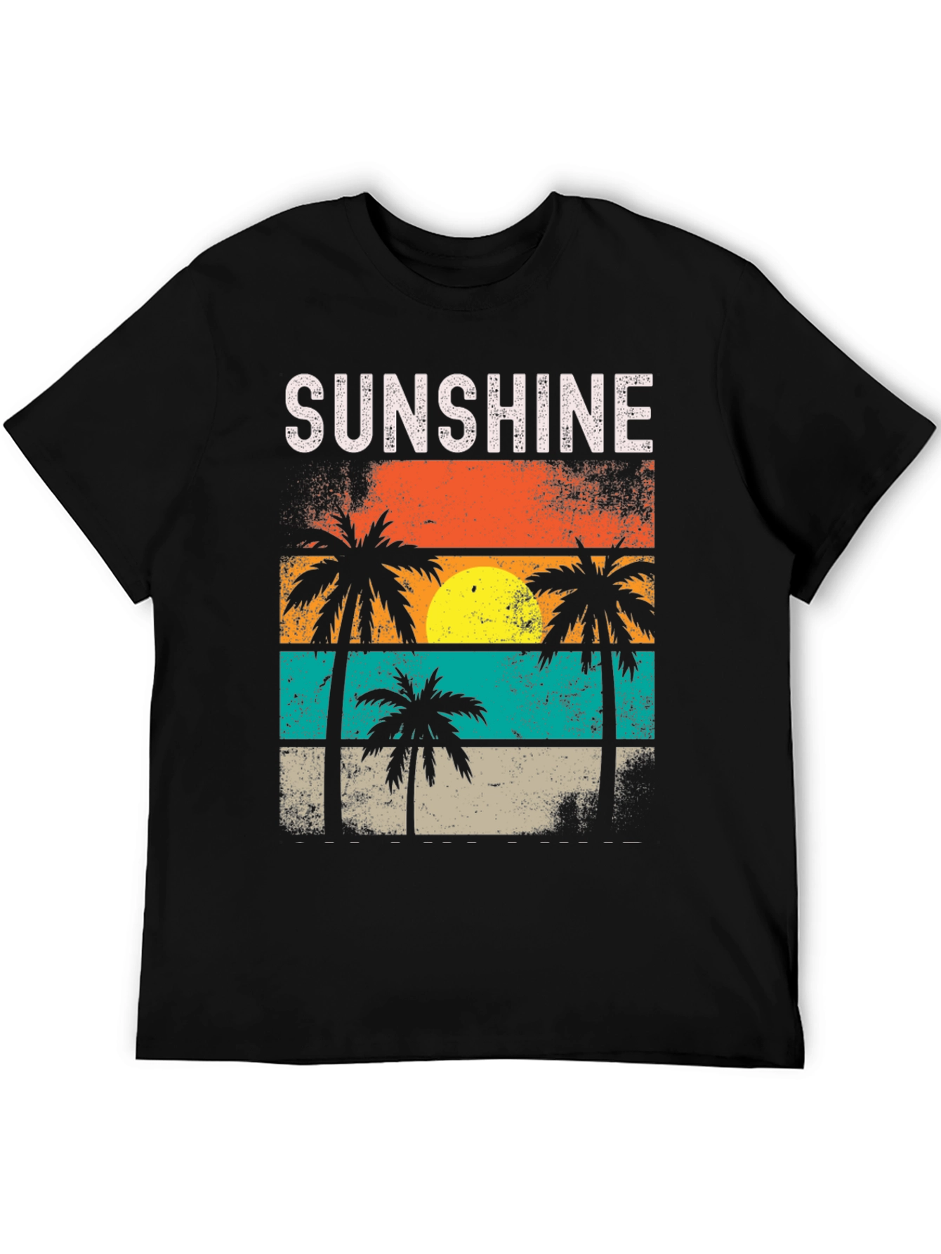 Sunshine Palm Tree Retro T-Shirt